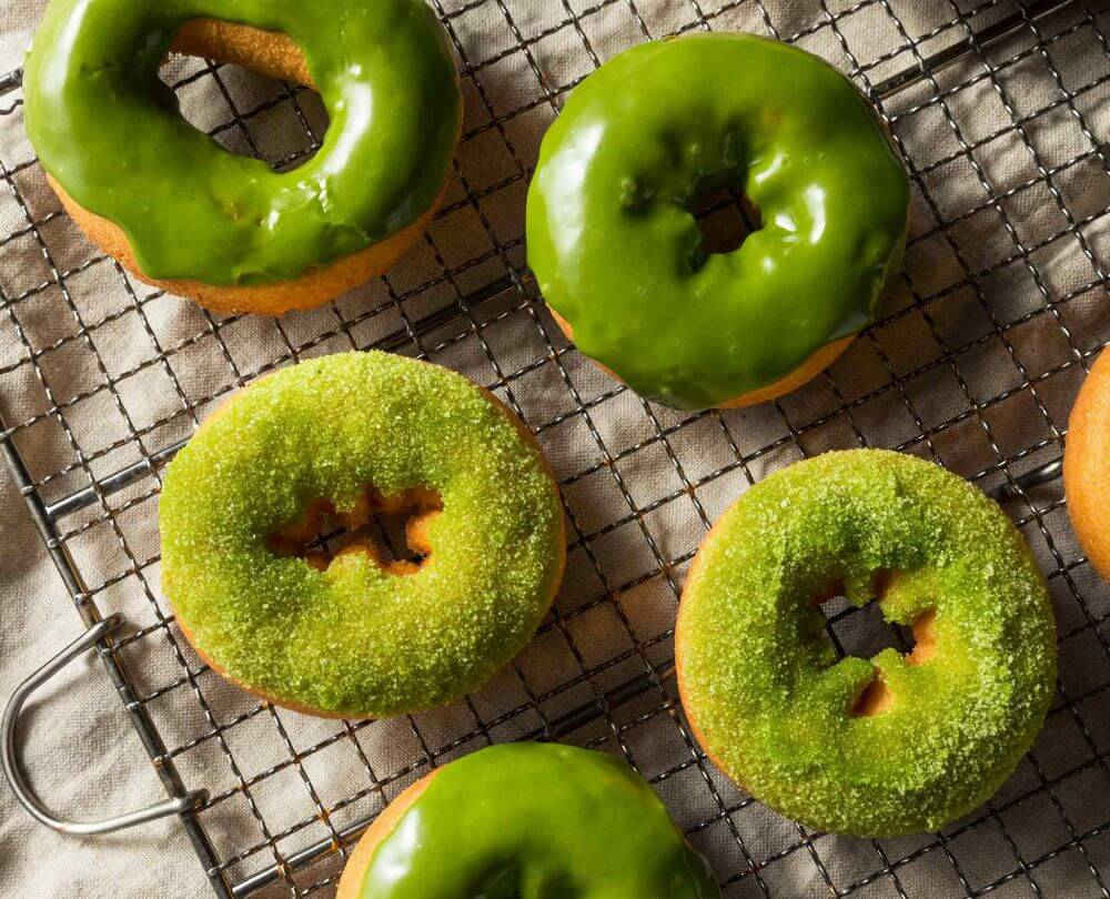 Rezept für Weizengras-Donuts (vegan)