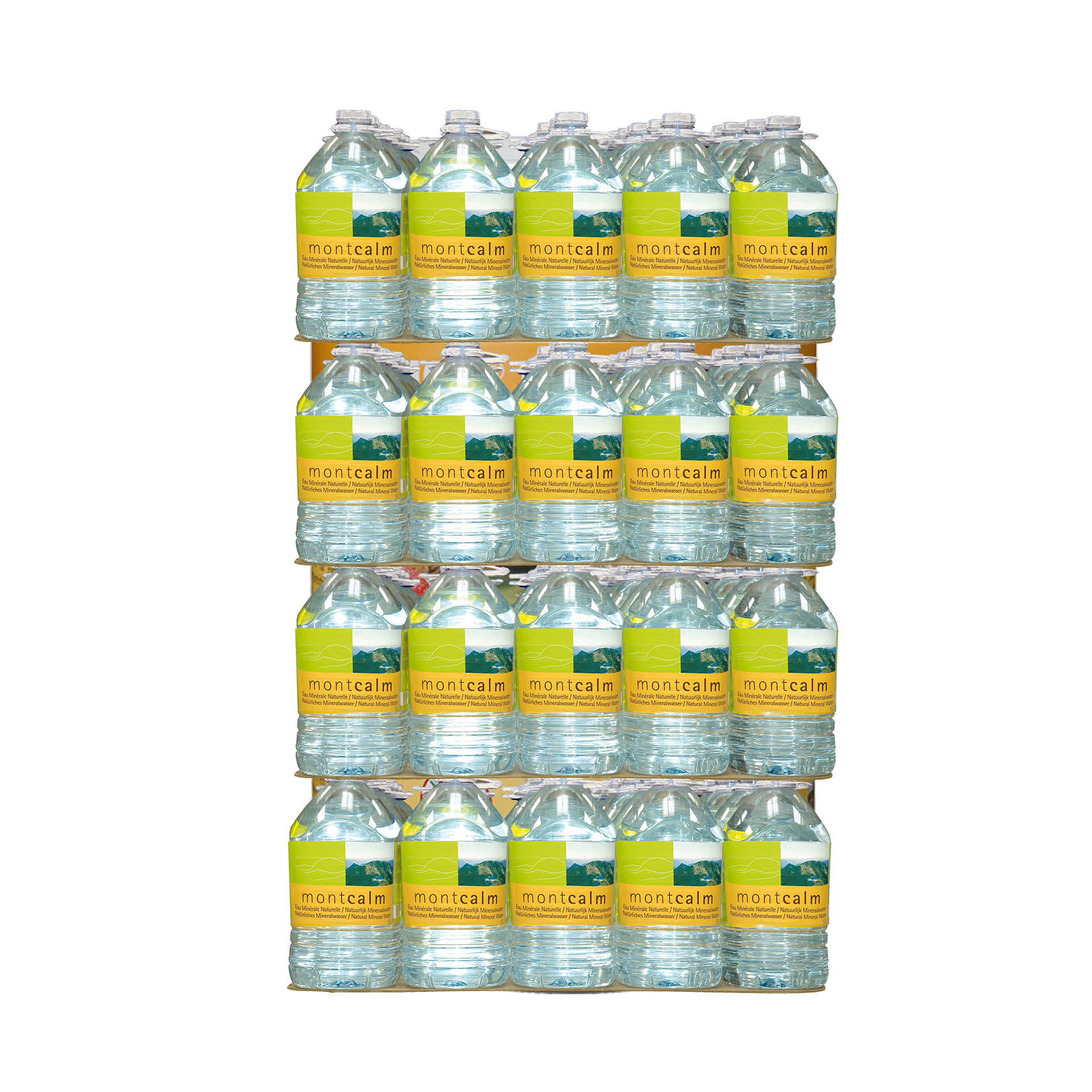 Montcalm-Mineralwasser, 1 Palette mit 160 x 5 Liter - Sie sparen 168,00 Euro