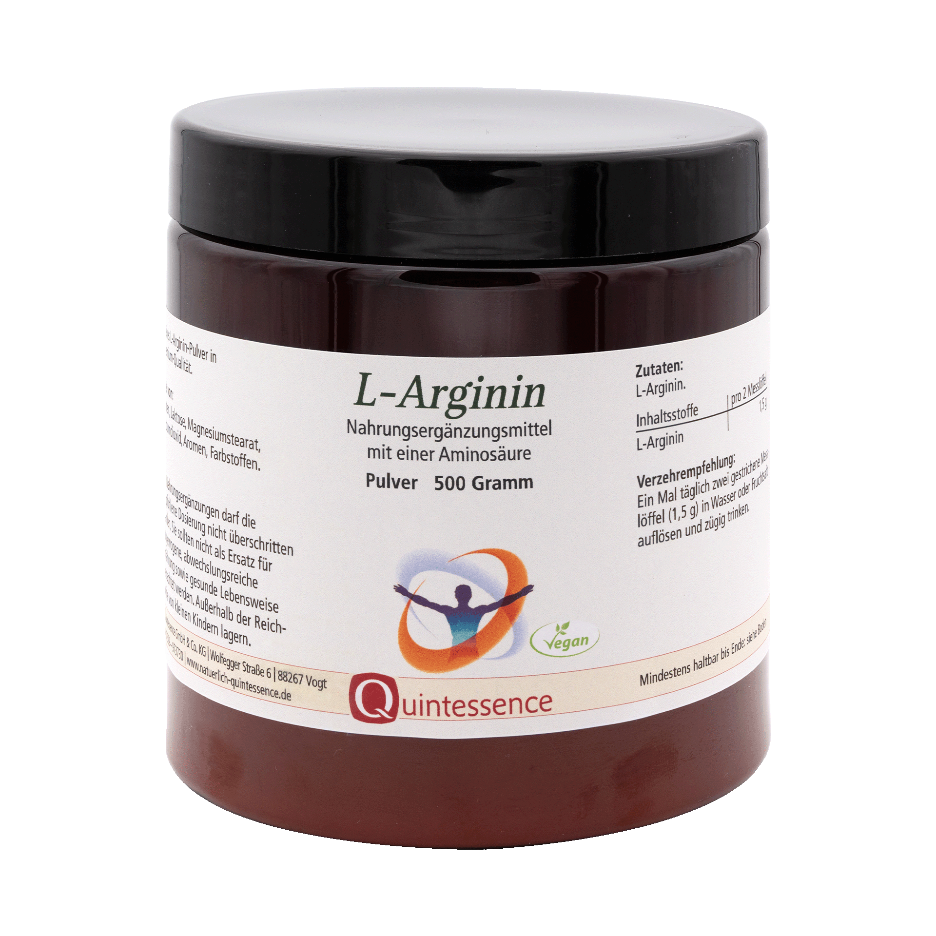 L-Arginin, 500 g Pulver