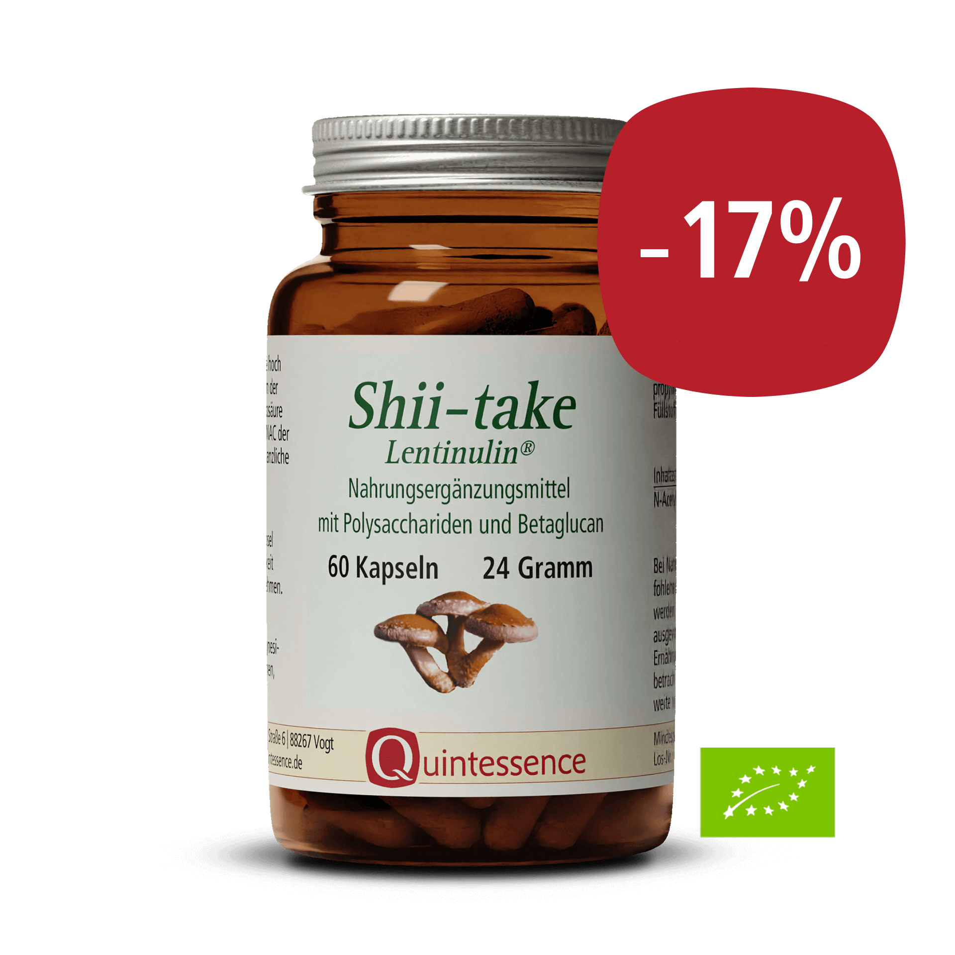 Shii-take - Lentinulin, 60 Kapseln