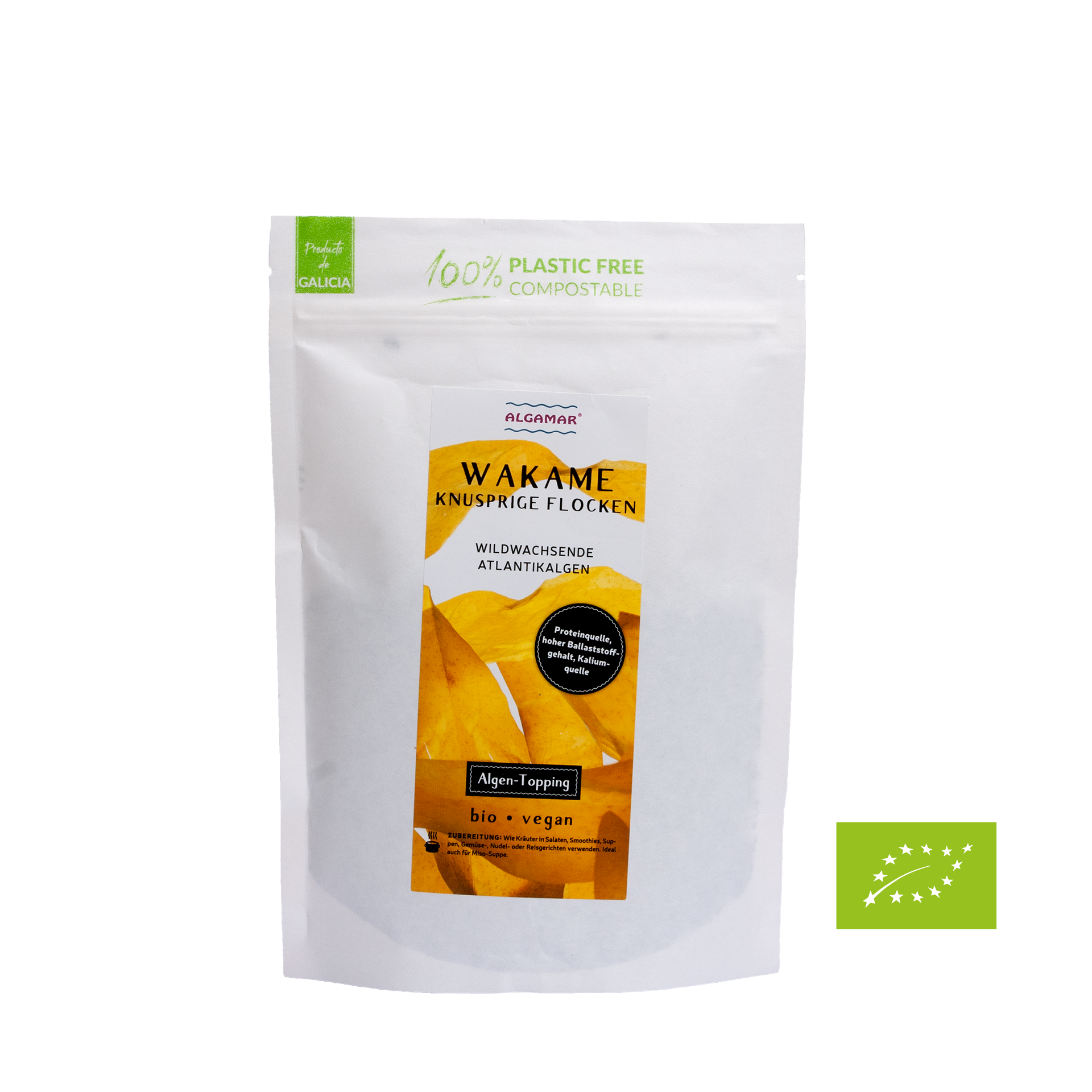 Wakame Algen Flocken, 100 g Wakame Algen Flocken, 100 g