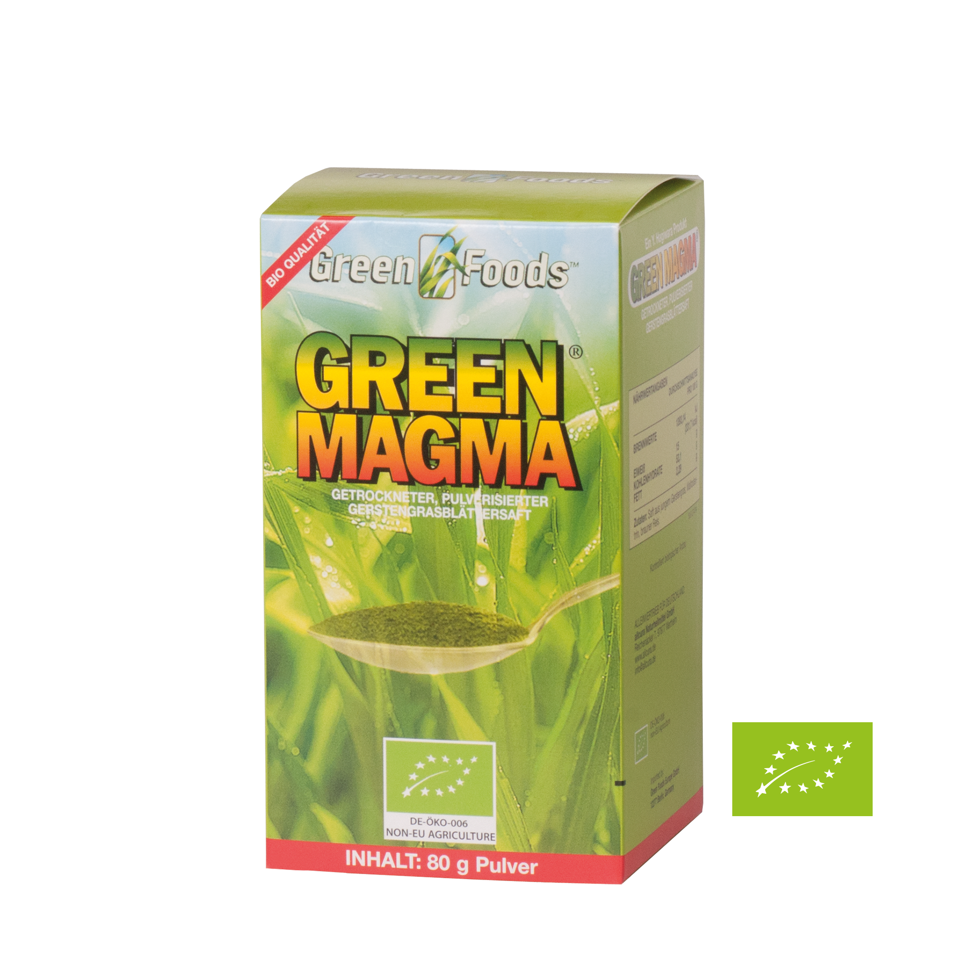 Green Magma, BIO, 80 g Green Magma, BIO, 80 g