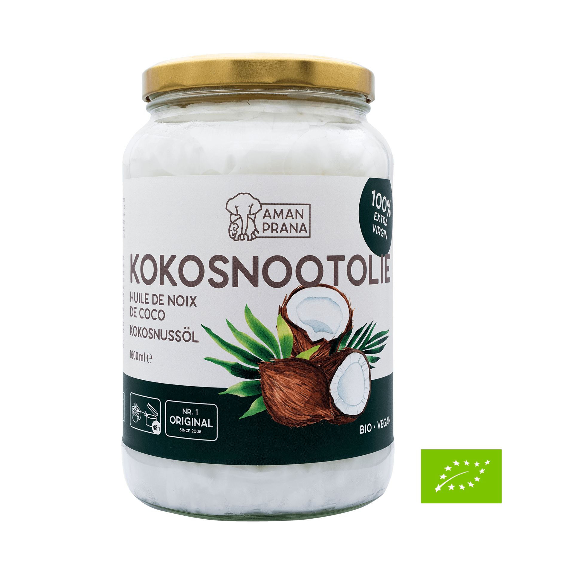 Kokosöl, 1600 ml Kokosöl, 1600 ml
