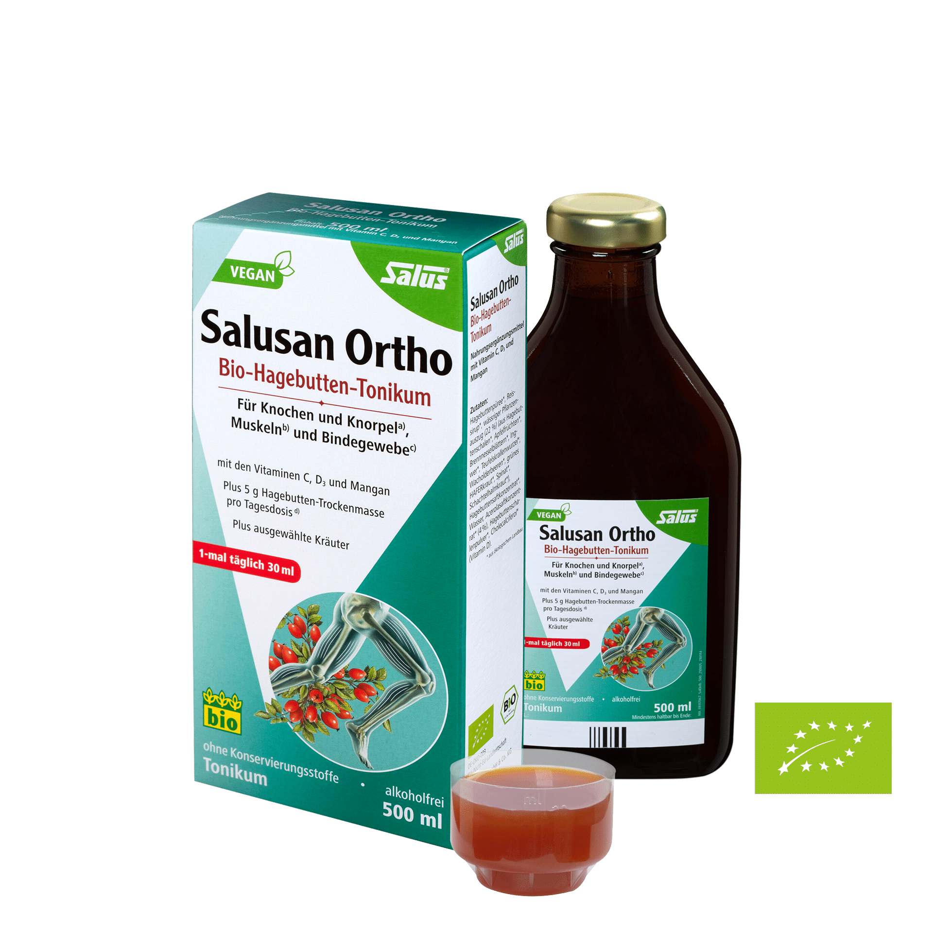 Salusan Ortho Bio-Hagebutten-Tonikum, 500 ml