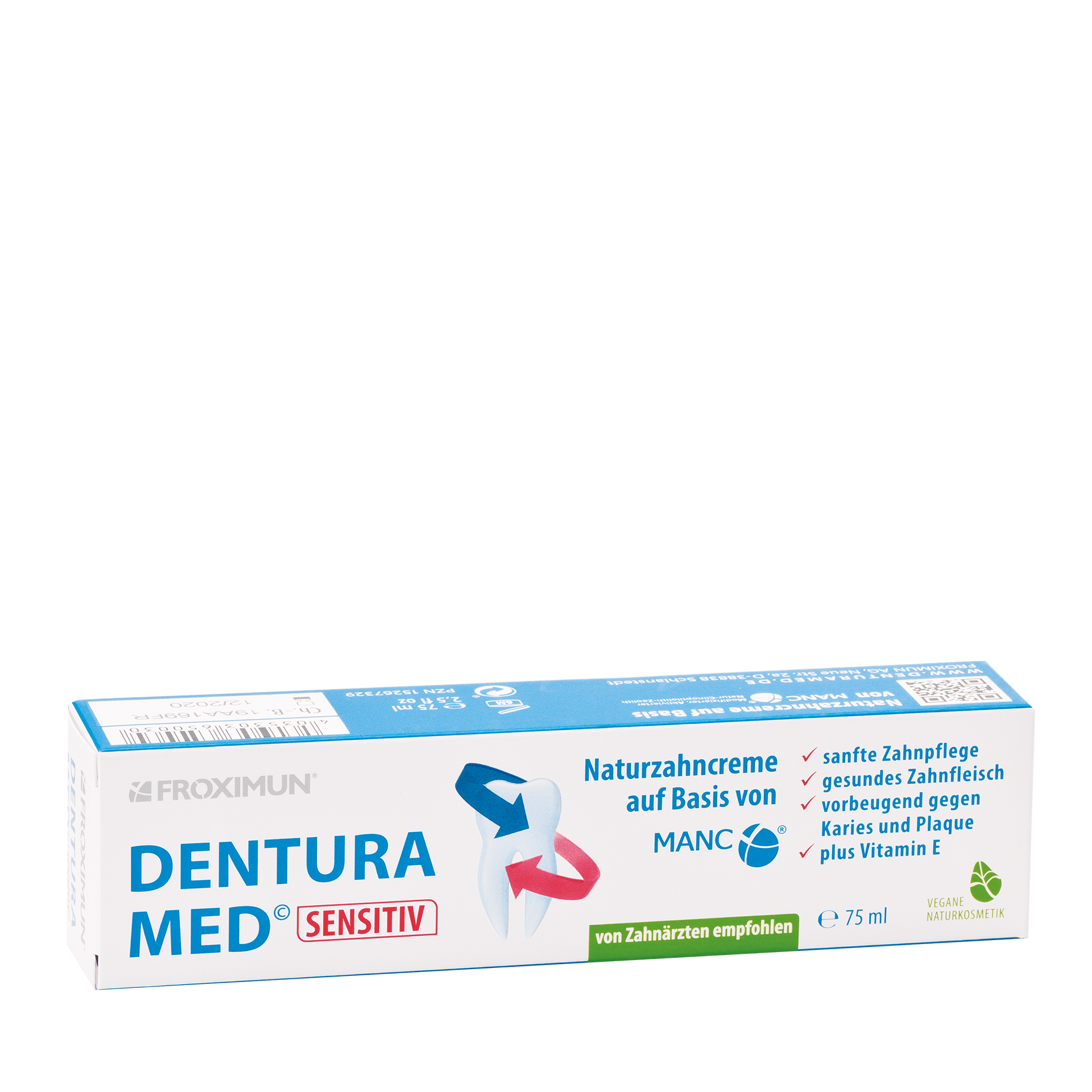 Dentura Med Sensitiv Zahncreme, 75 ml Dentura Med Sensitiv Zahncreme, 75 ml