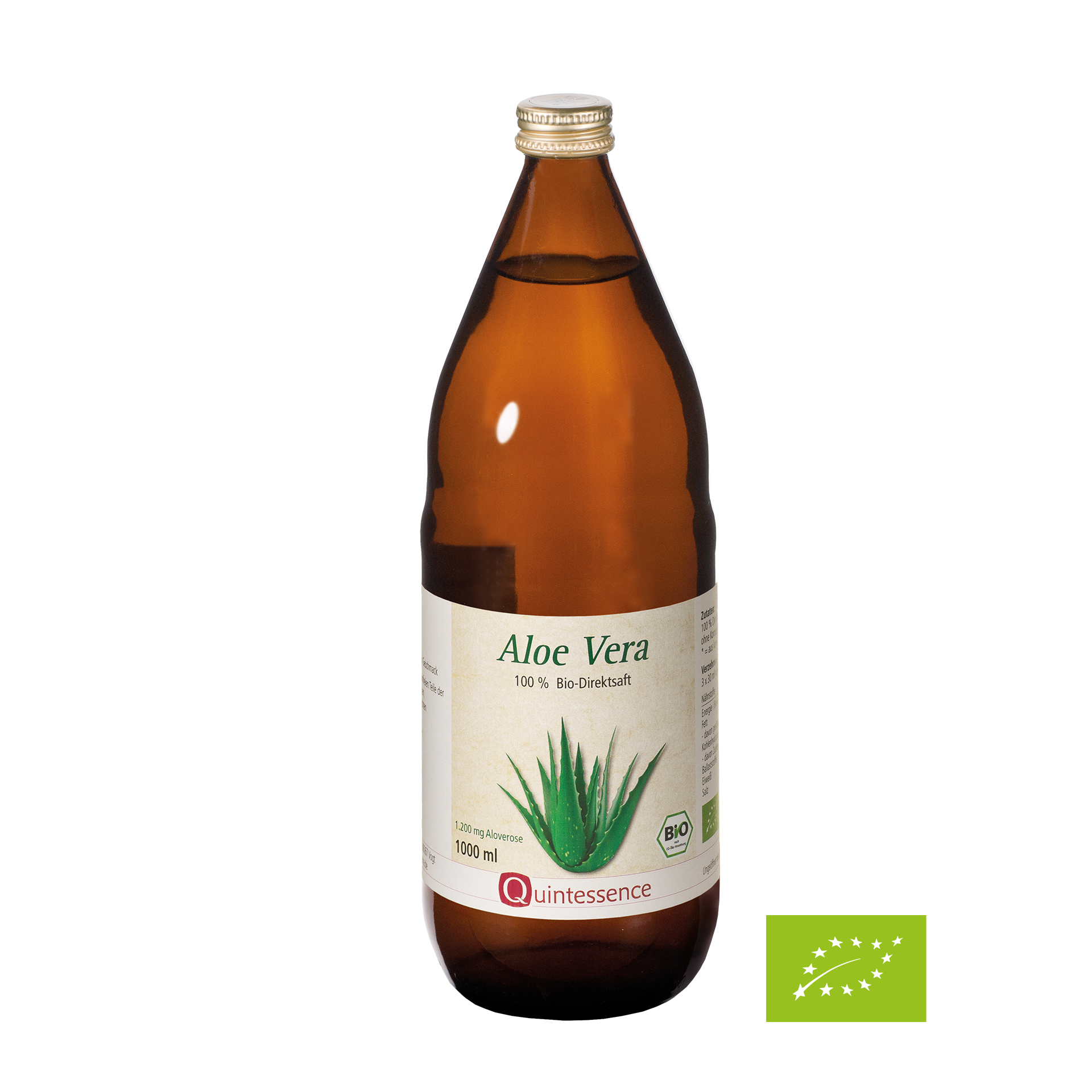 Aloe Vera-Saft, BIO, 100% Direktsaft, 1000 ml