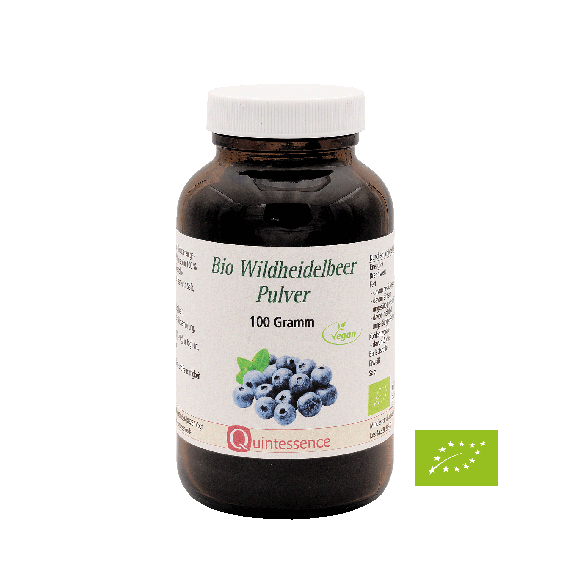 Bio Wildheidelbeer Pulver, 100 g