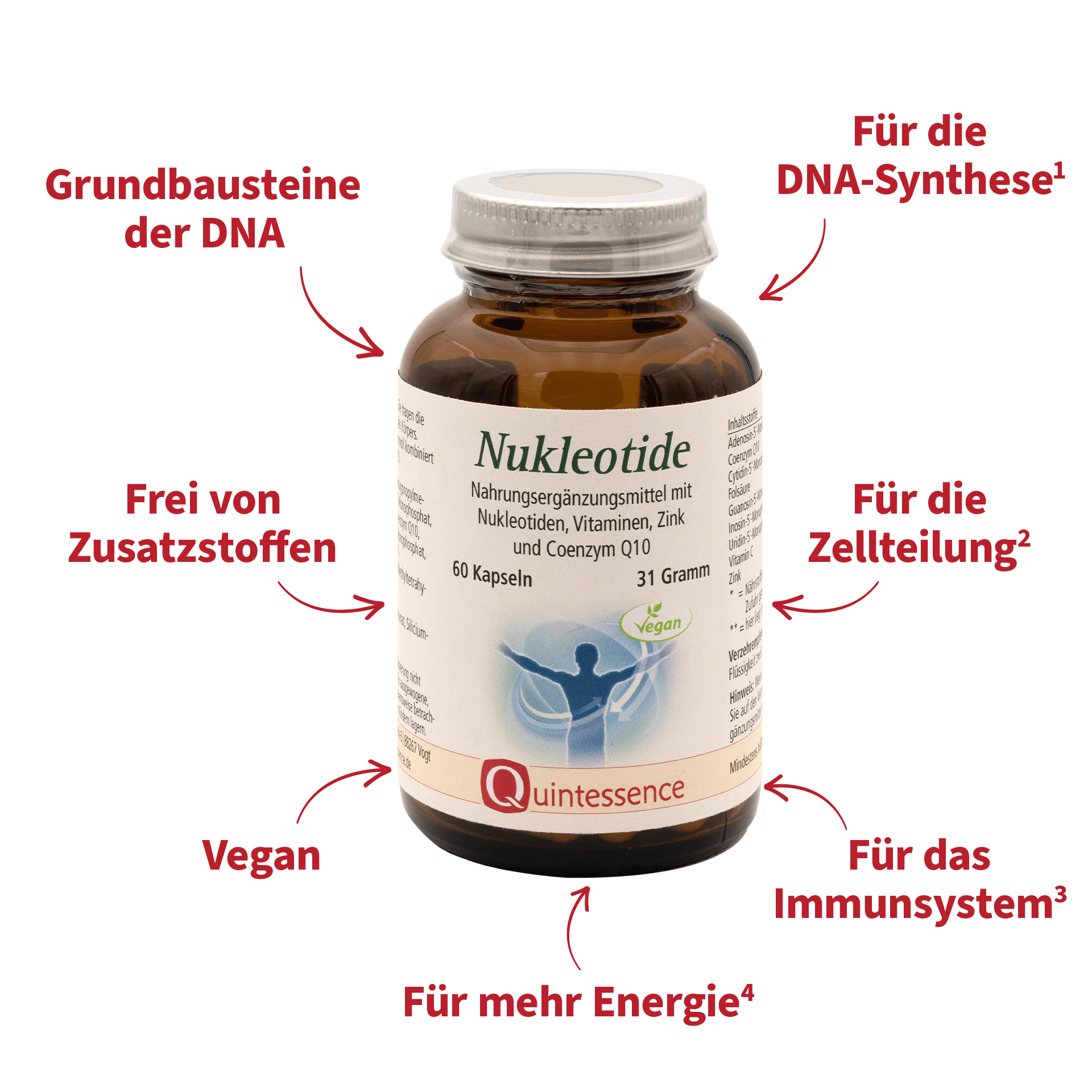 Nukleotide, 60 Kapseln