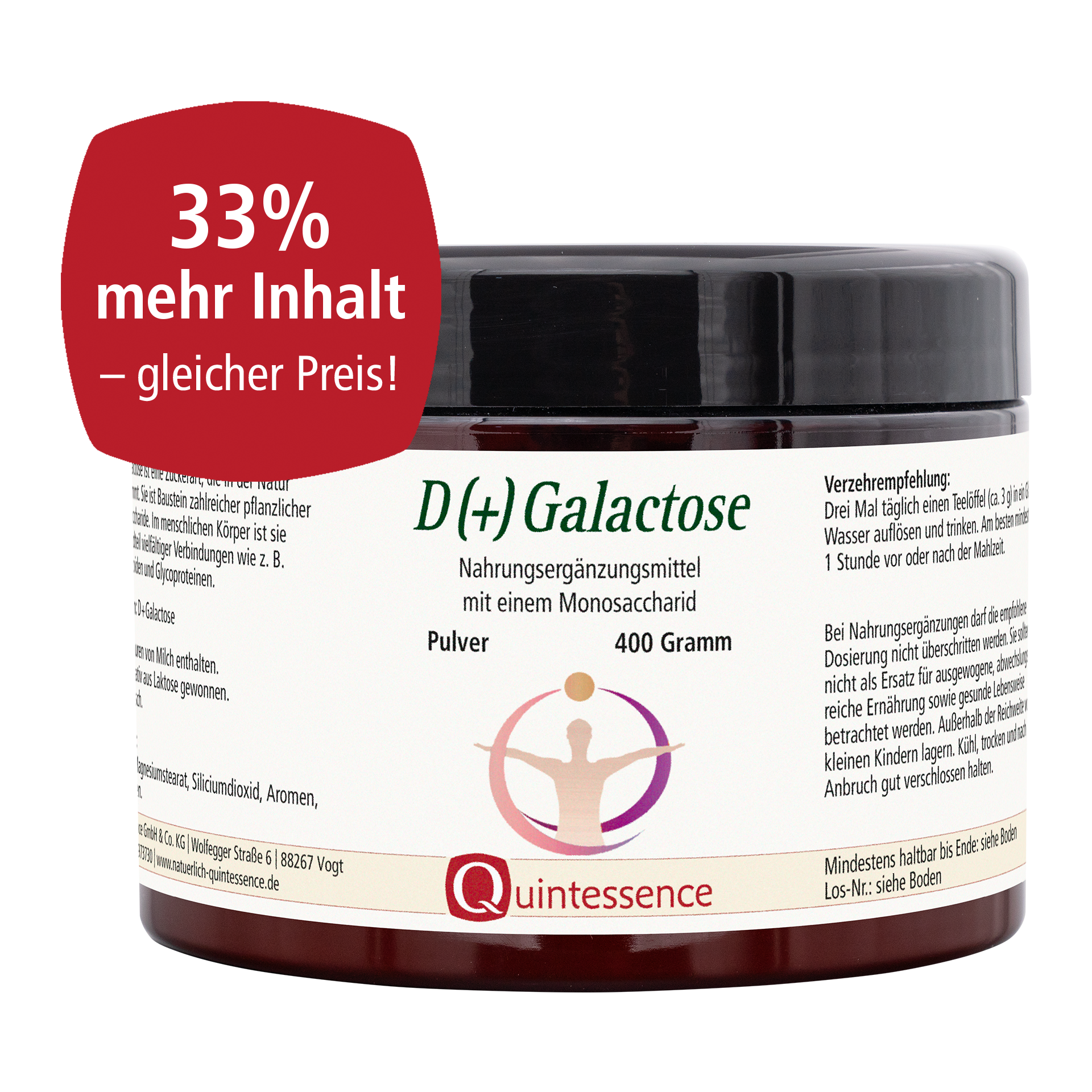 D (+) Galactose, 400 g
