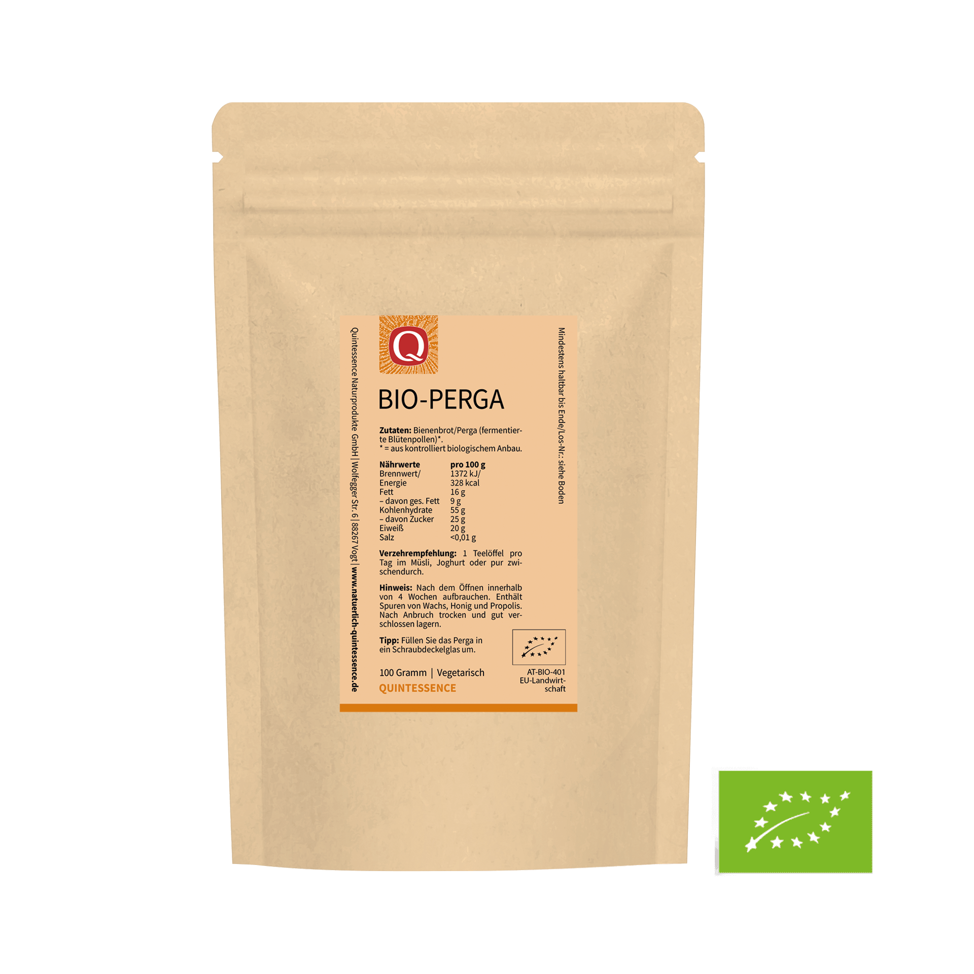 Bio-Perga Bienenbrot, 100 g