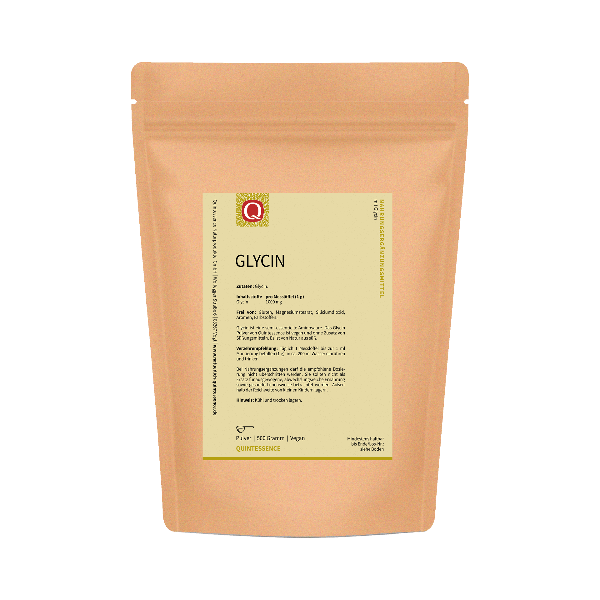 Glycin Pulver, 500 g