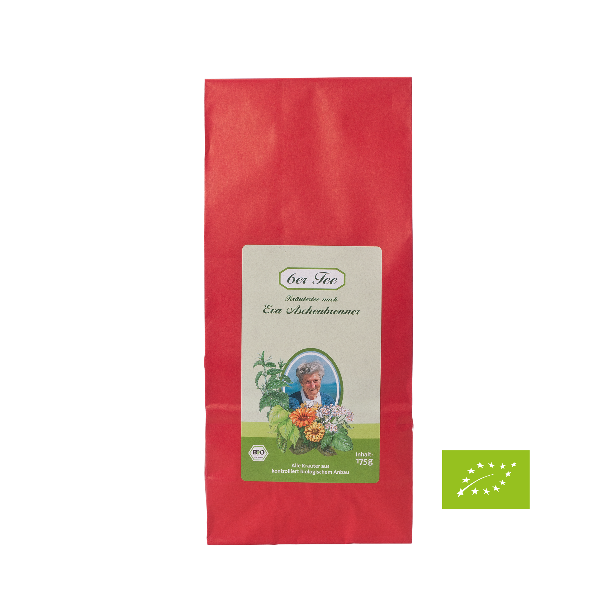 6er Tee, BIO, lose Kräuter 175 g 6er Tee, BIO, lose Kräuter 175 g