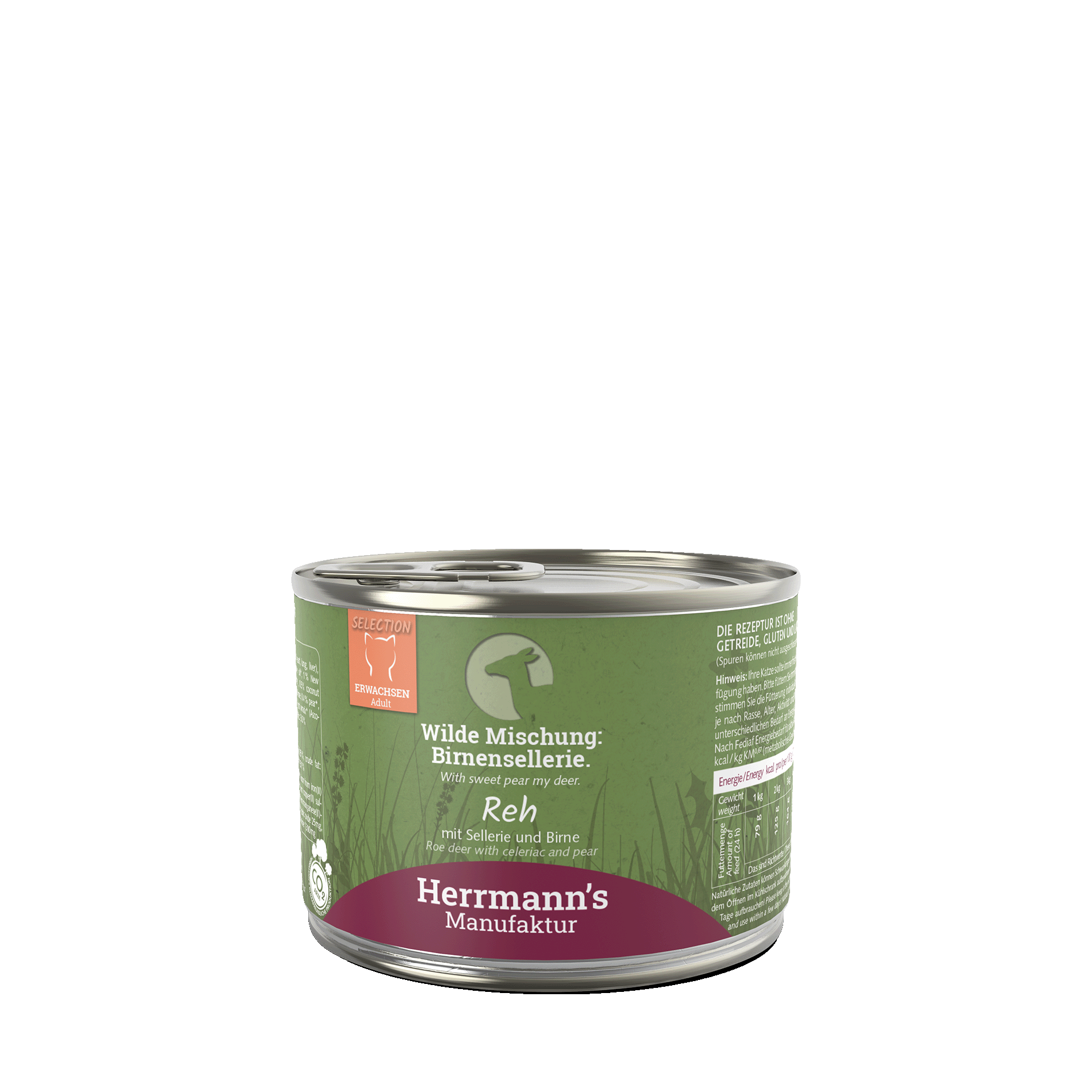 Reh mit Sellerie und Birne, 200 g Dose