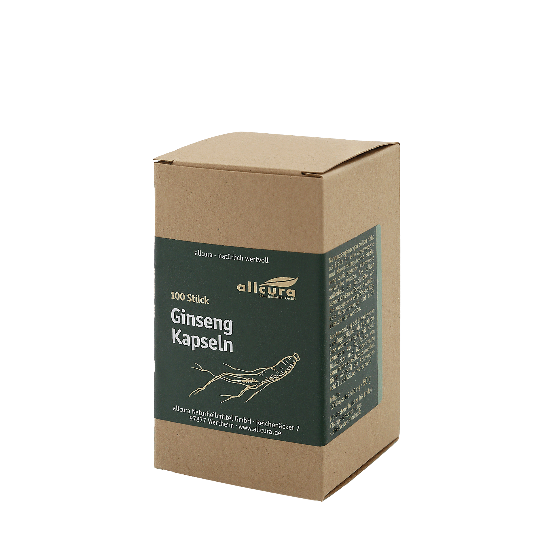 Ginseng Kapseln, 100 Stück Ginseng Kapseln, 100 Stück