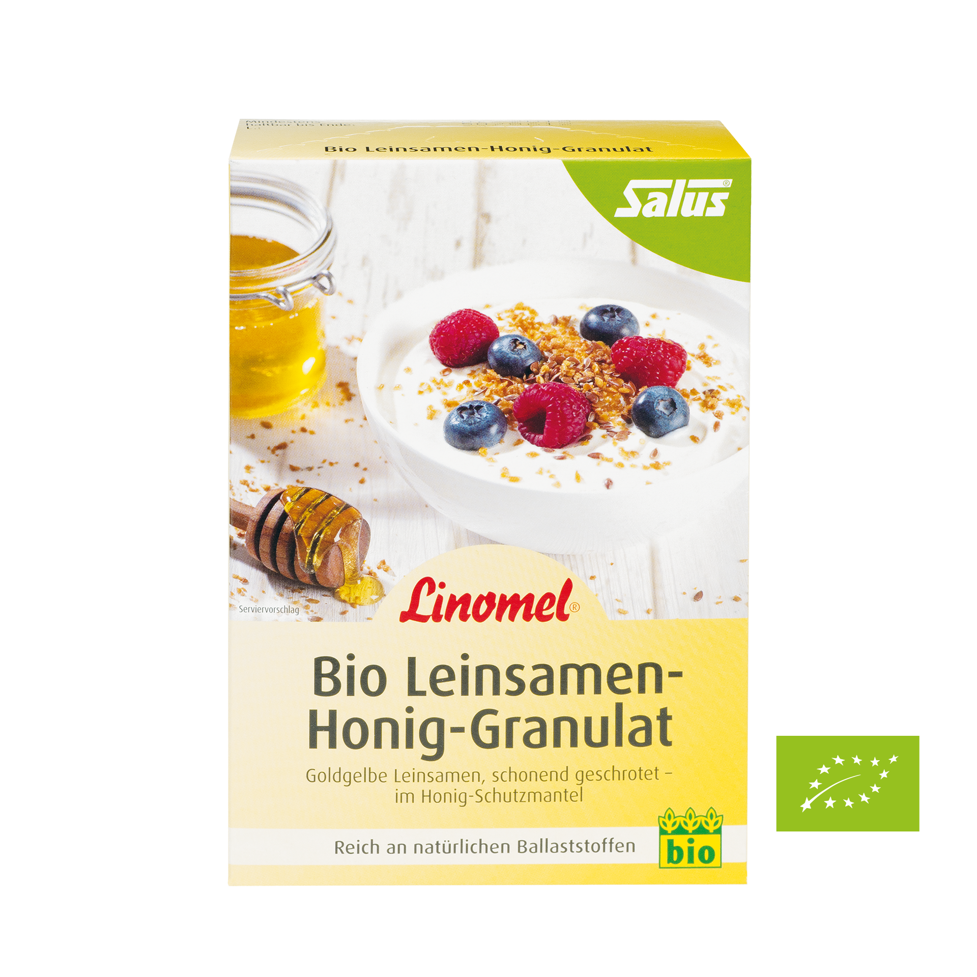 Linomel, Bio-Leinsamen-Honig-Granulat, 250 g Linomel, Bio-Leinsamen-Honig-Granulat, 250 g