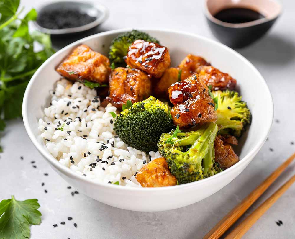 Tofu Gemüse-Pfanne mit Omega-3