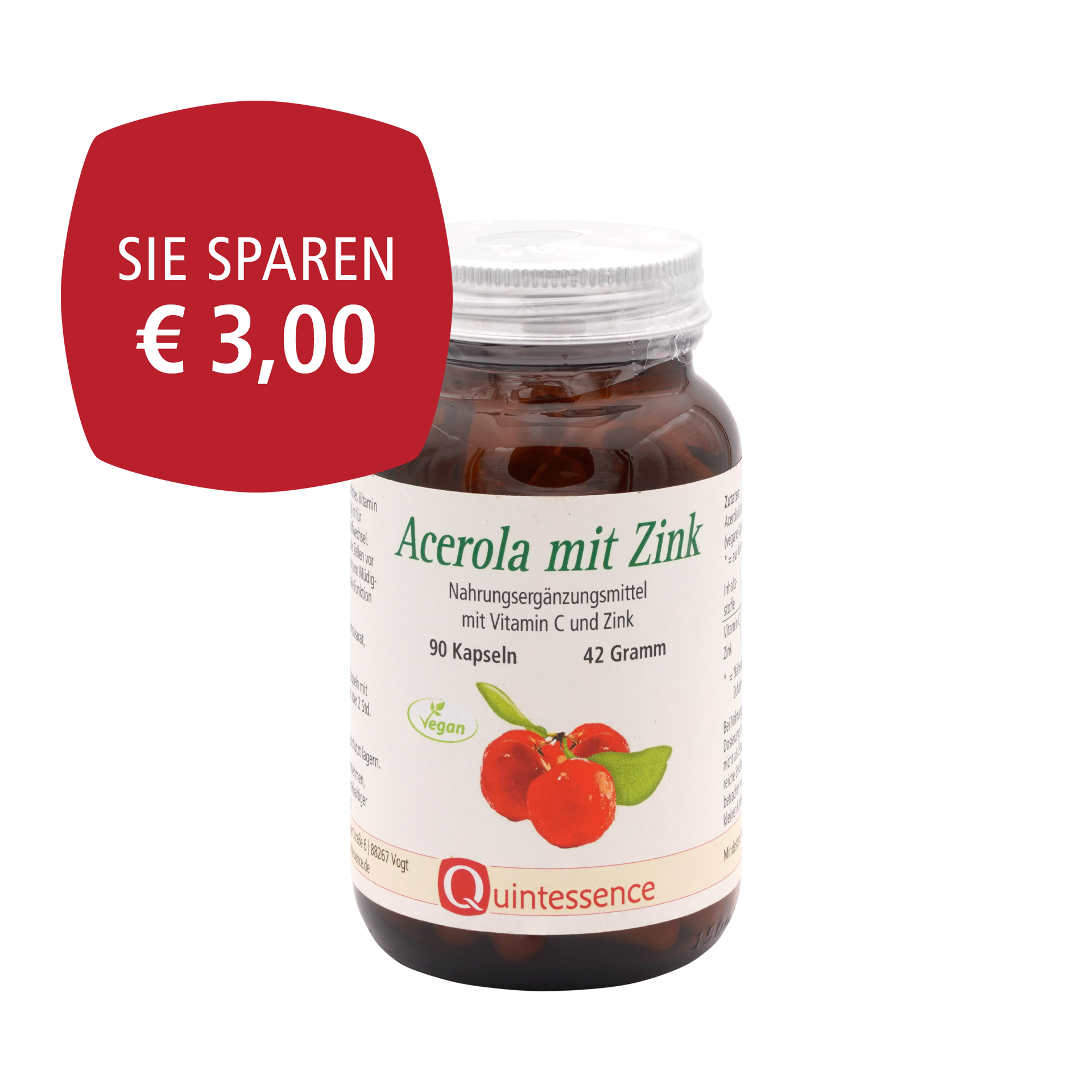 Acerola + Zink, 90 Kapseln
