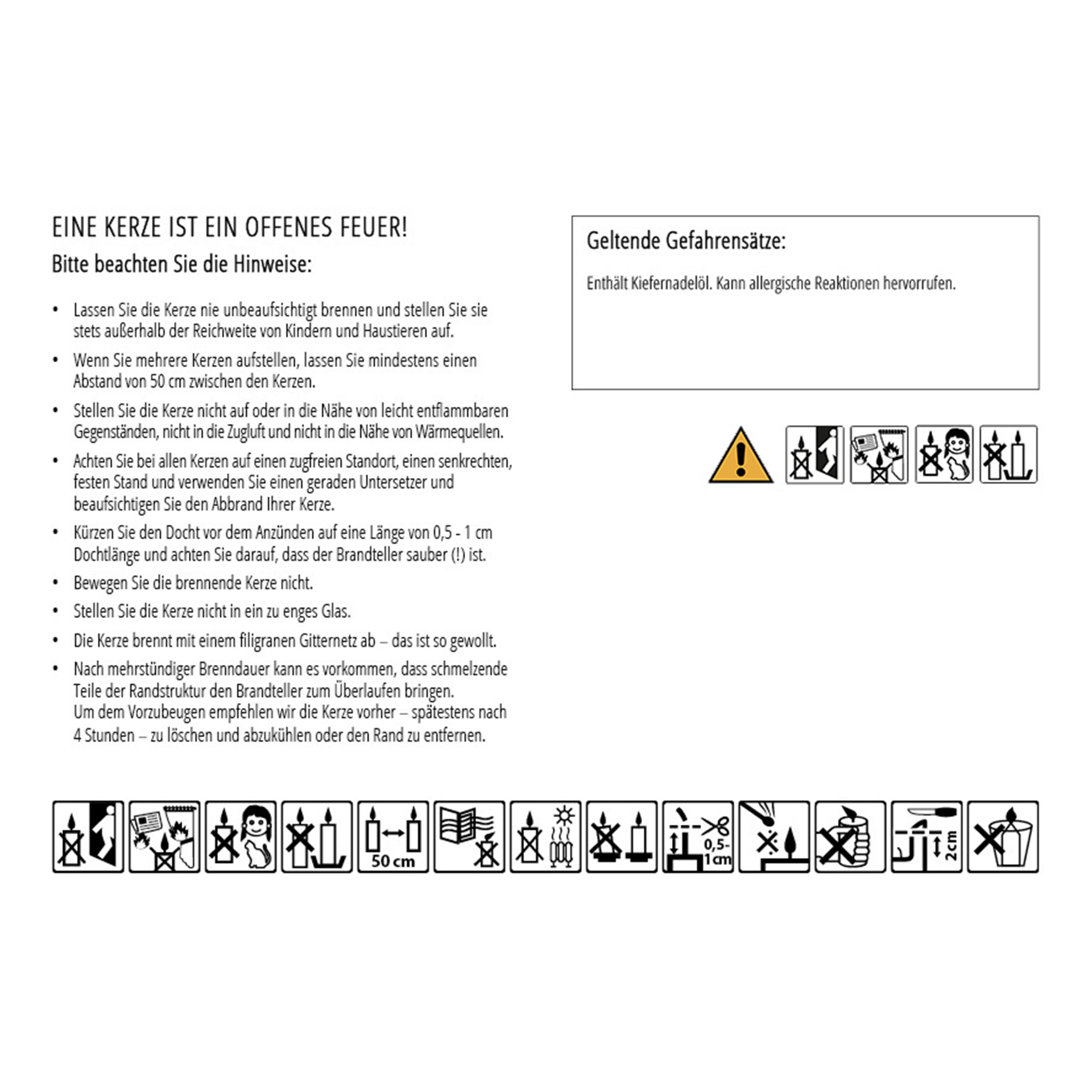 Allgäuer Heilkräuterkerze LEBENSENERGIE