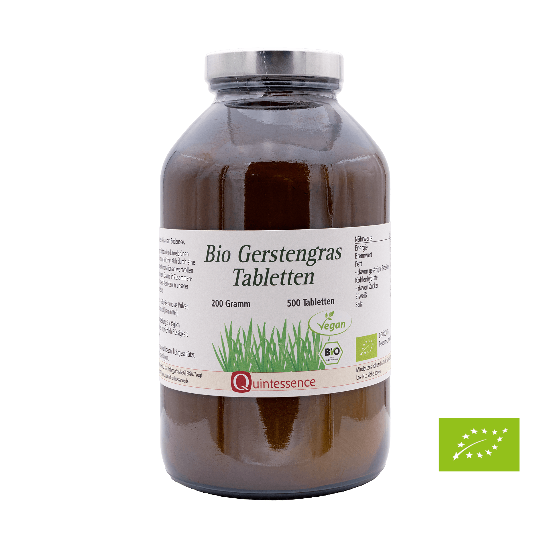 Bio Gerstengras Tabletten, 500 Stück