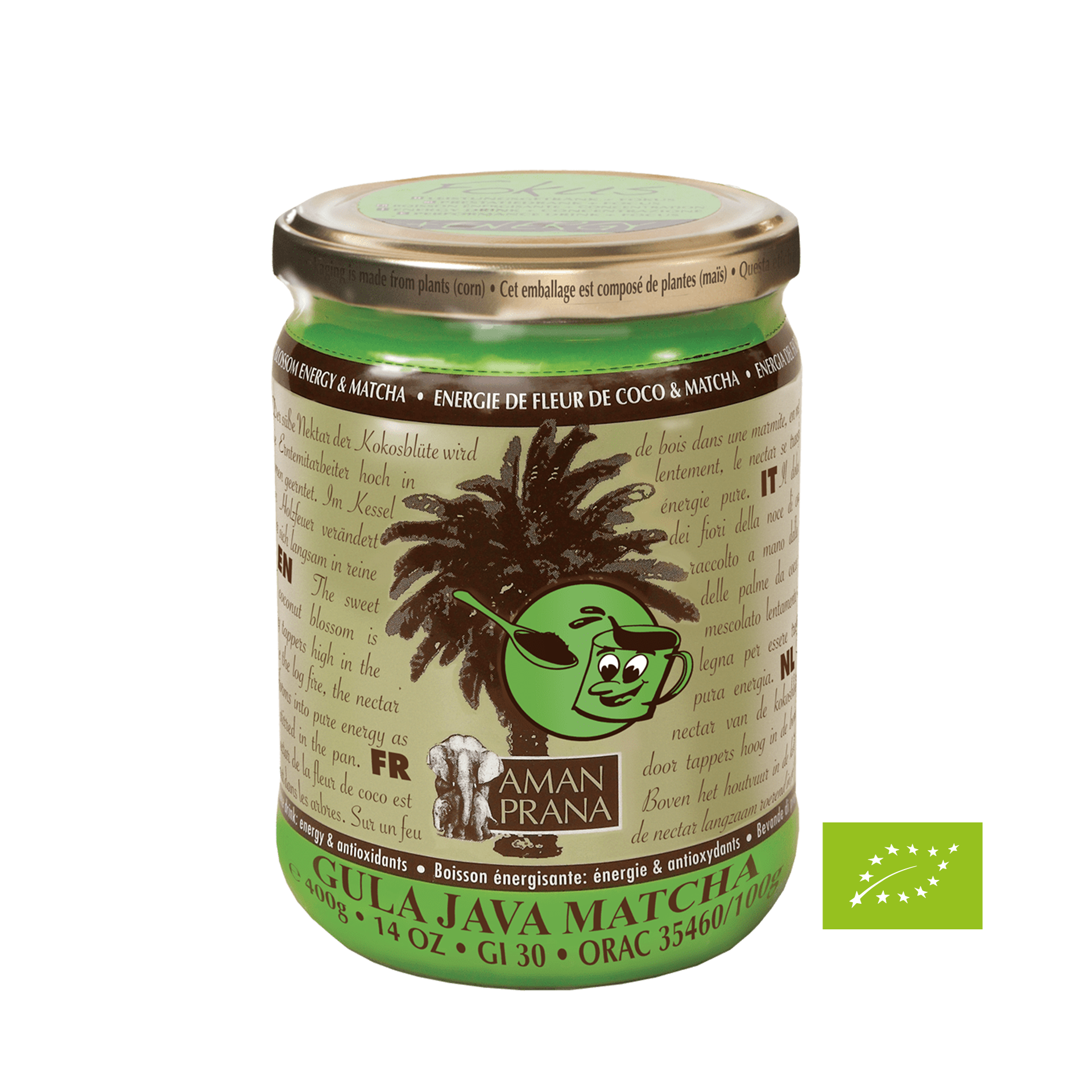 Gula Java Matcha, BIO, 400g