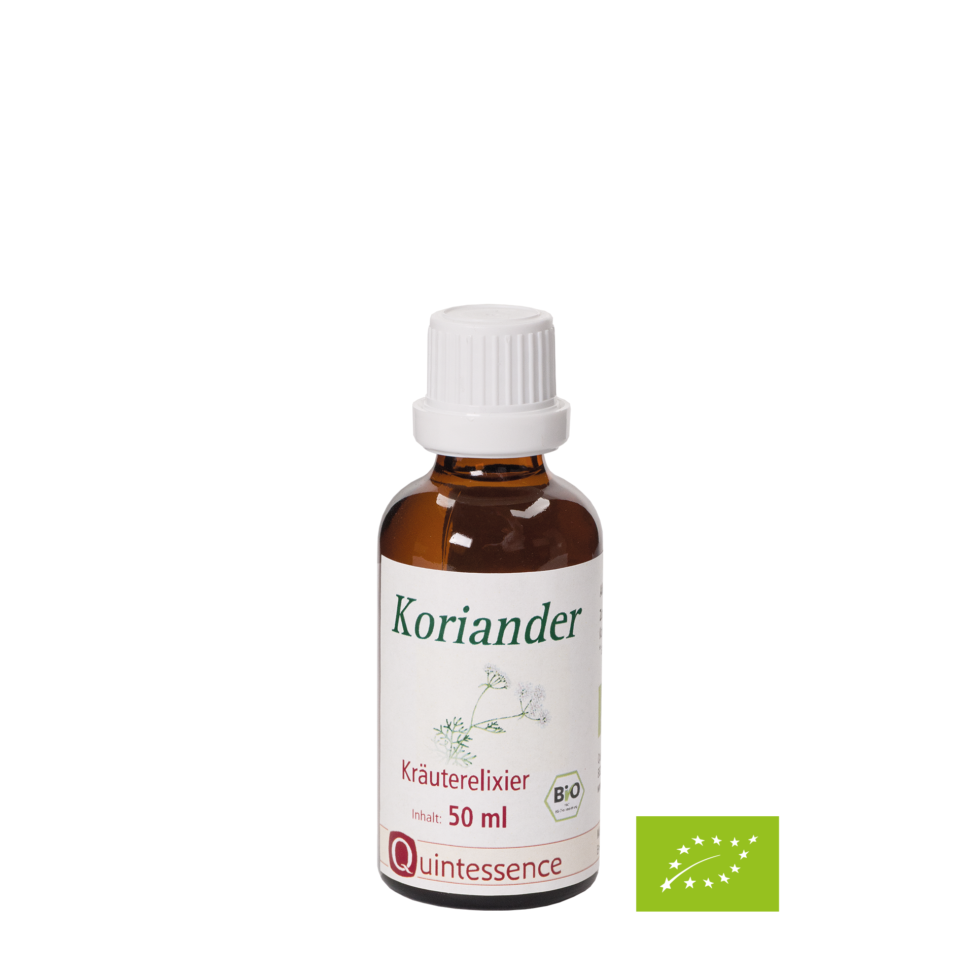 Koriander Kräuterelixier, BIO, 50 ml Koriander Kräuterelixier, BIO, 50 ml