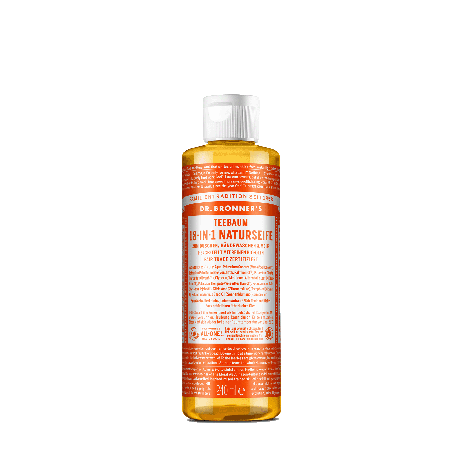 18-in-1 Naturseife, Teebaum, 240 ml 18-in-1 Naturseife, Teebaum, 240 ml