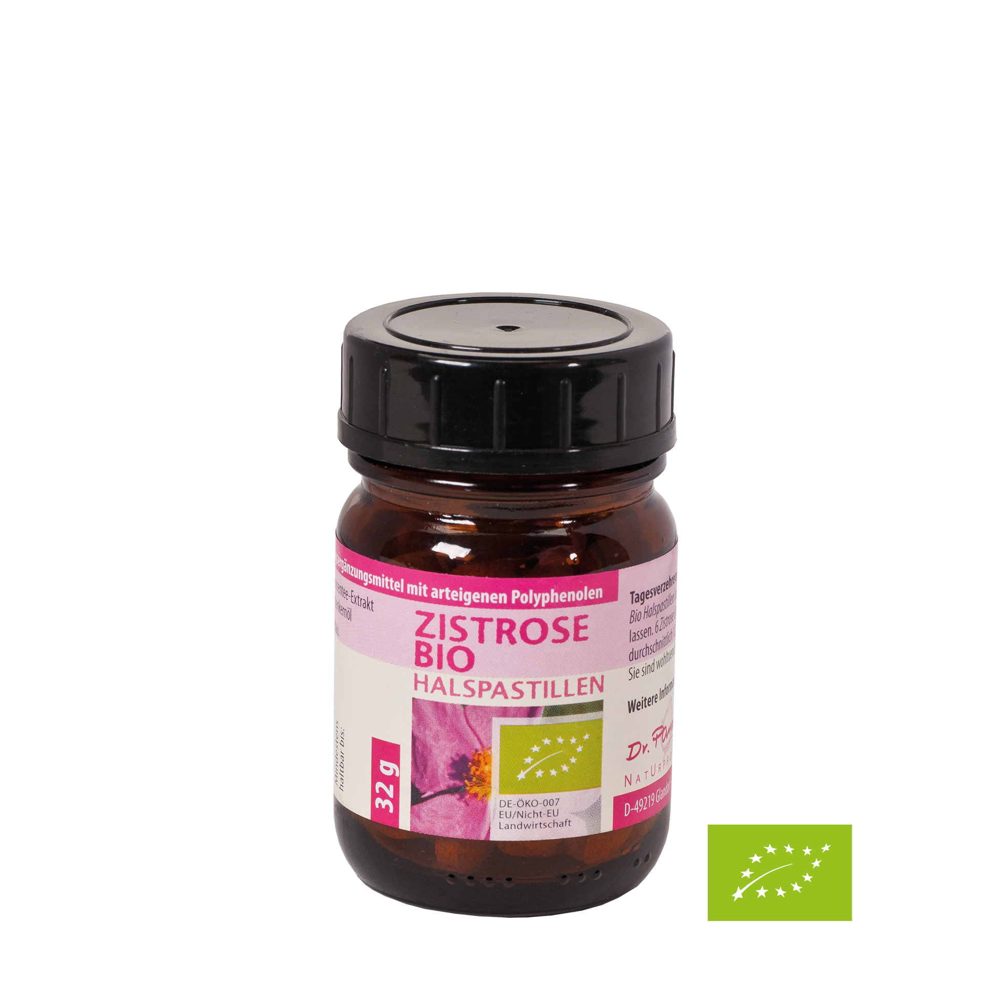 Zistrose Bio Halspastillen, 32 g (ca. 66 Stück)