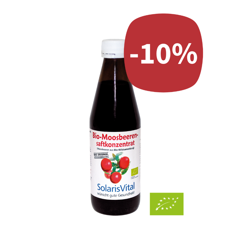 Bio-Moosbeerensaft-Konzentrat, 330 ml