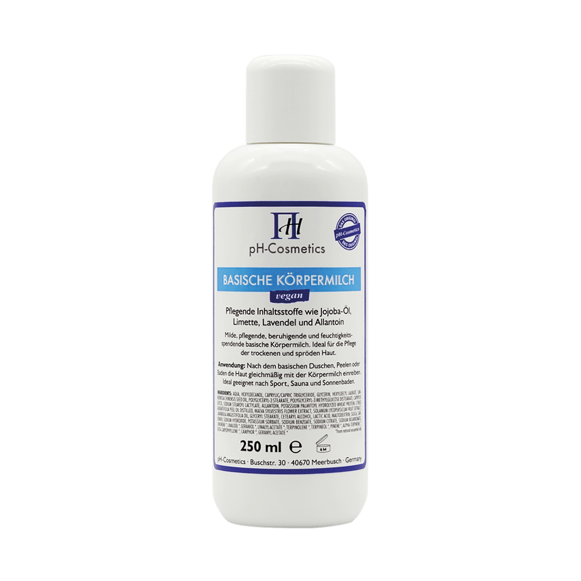 Basische Körpermilch, 250 ml Basische Körpermilch, 250 ml