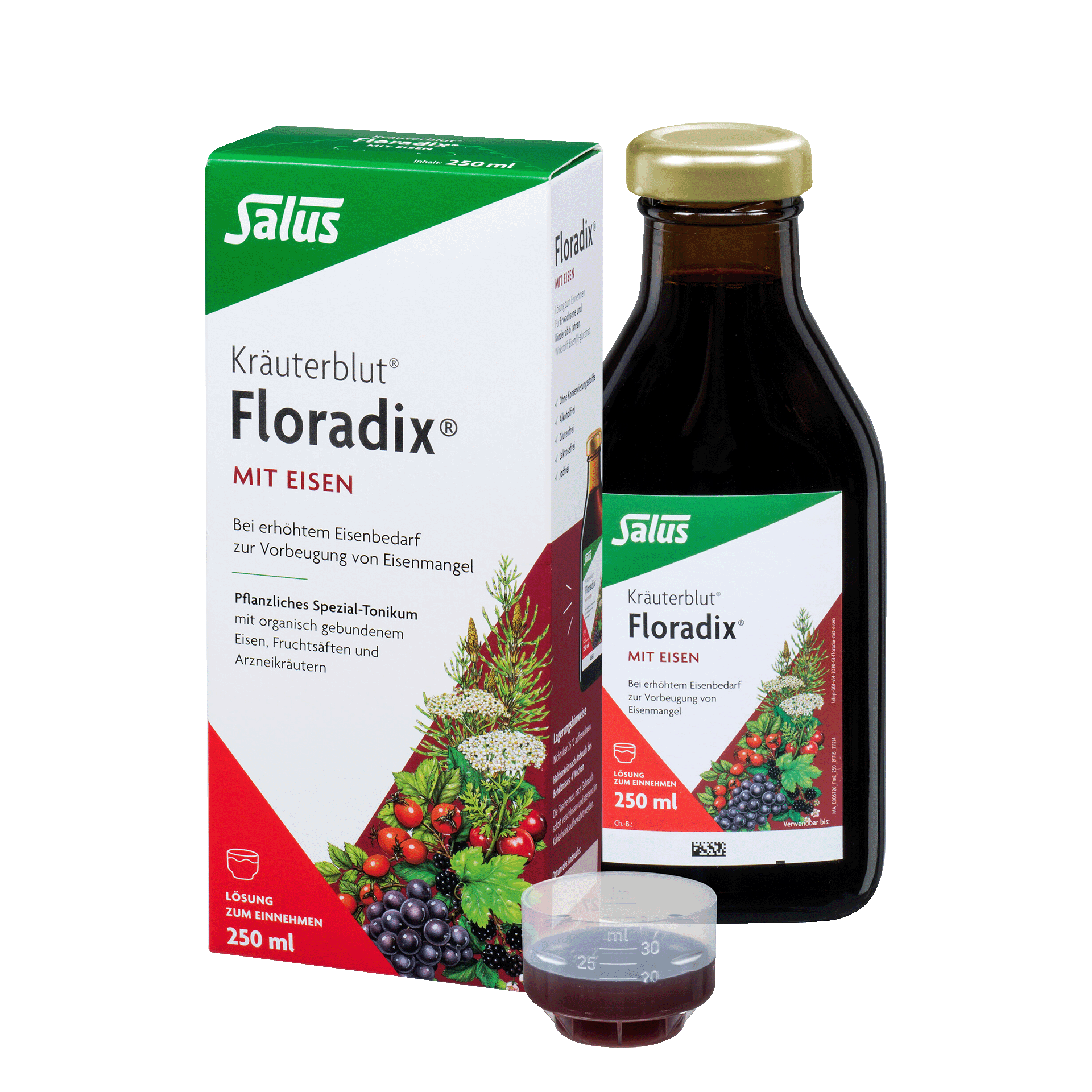 Kräuterblut Floradix mit Eisen, 250 ml