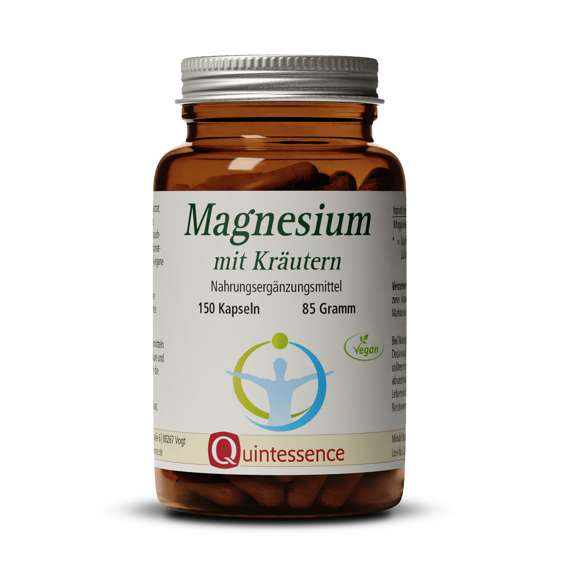 Magnesium mit Kräutern, 150 Kapseln