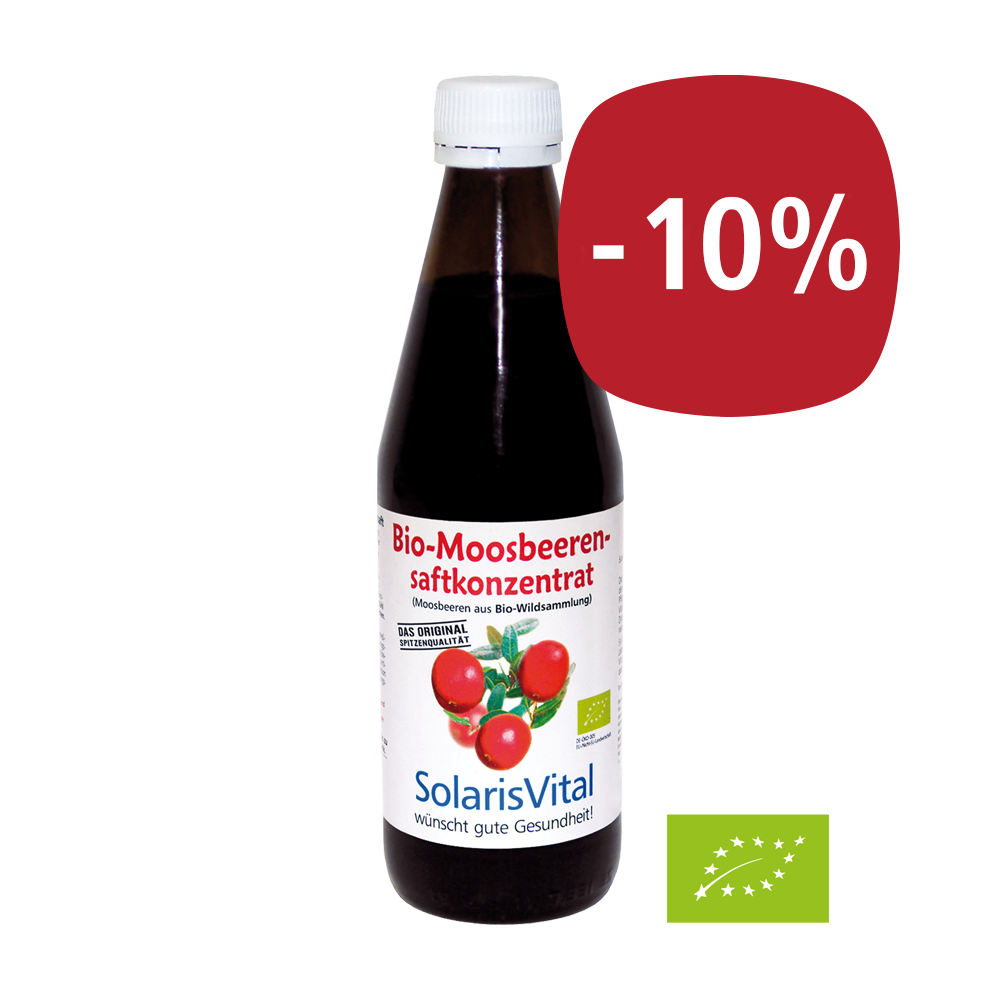 Bio-Moosbeerensaft-Konzentrat, 330 ml