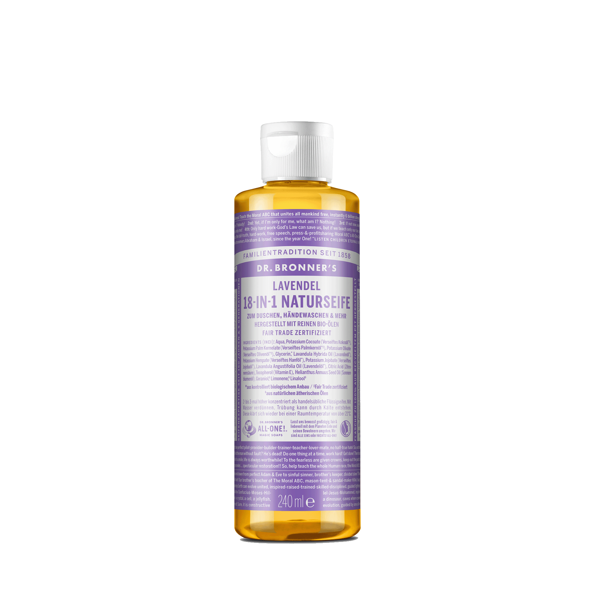 18-in-1 Naturseife, Lavendel, 240 ml