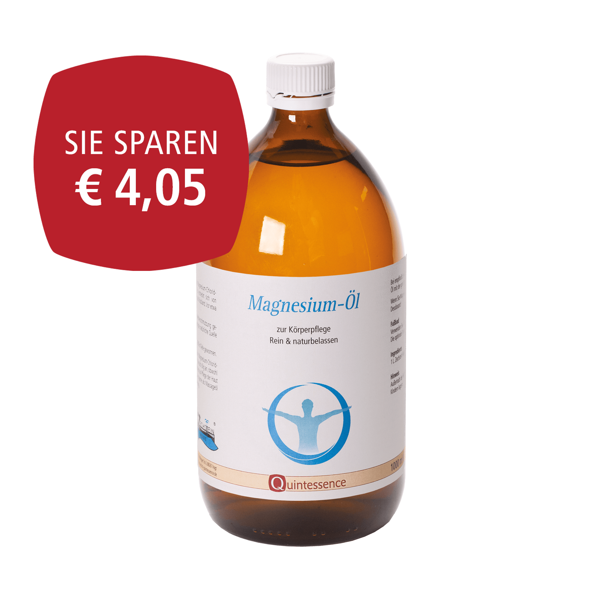 Zechstein Magnesiumöl, 1000 ml Glasflasche