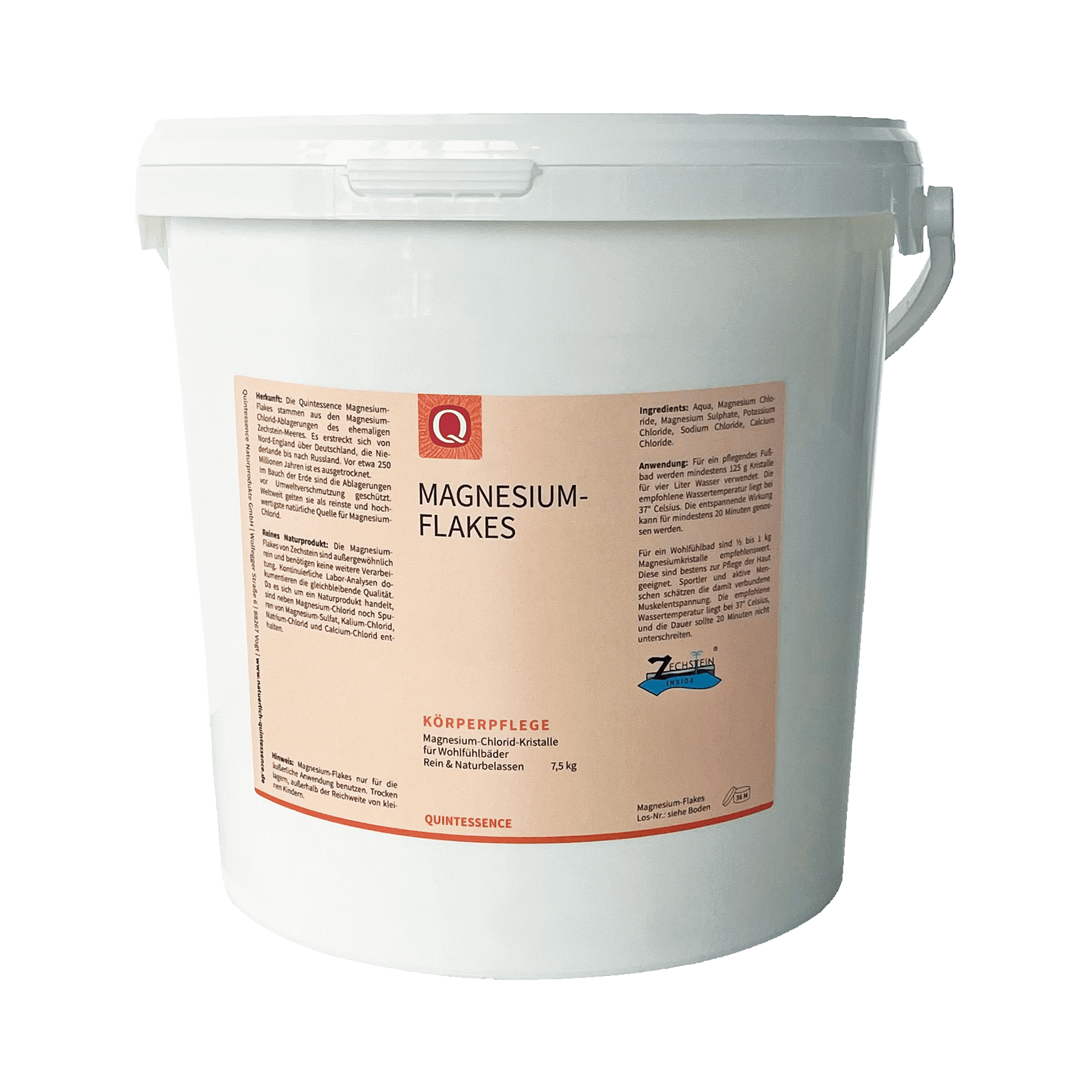 Zechstein-Magnesium-Flakes, 7,5 kg