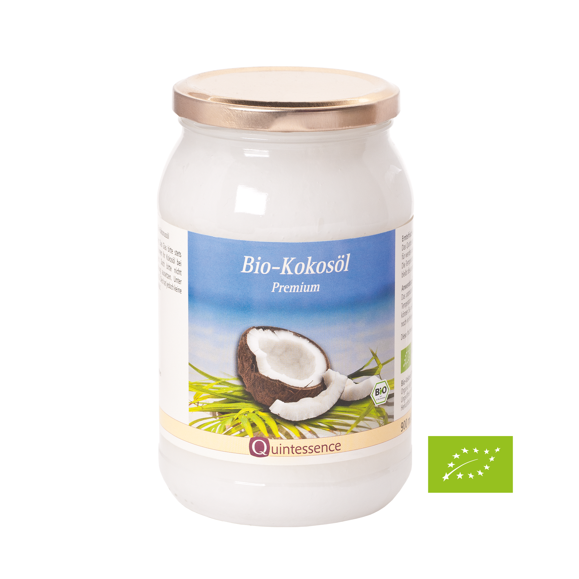 BIO-Kokosöl, Quintessence, 900 ml BIO-Kokosöl, Quintessence, 900 ml
