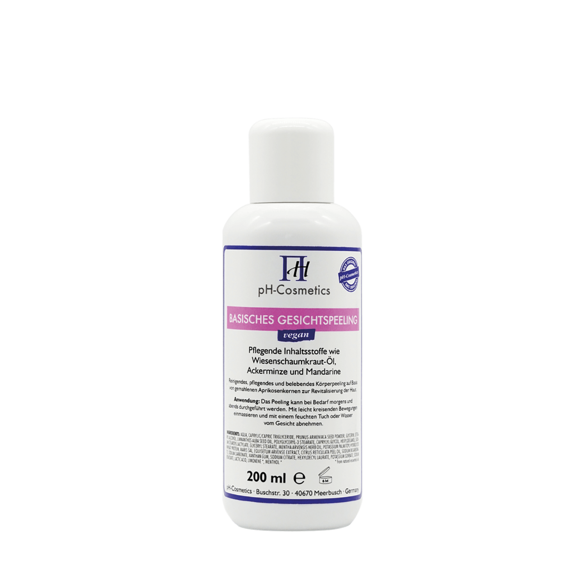 Basisches Gesichtspeeling, 200 ml Basisches Gesichtspeeling, 200 ml