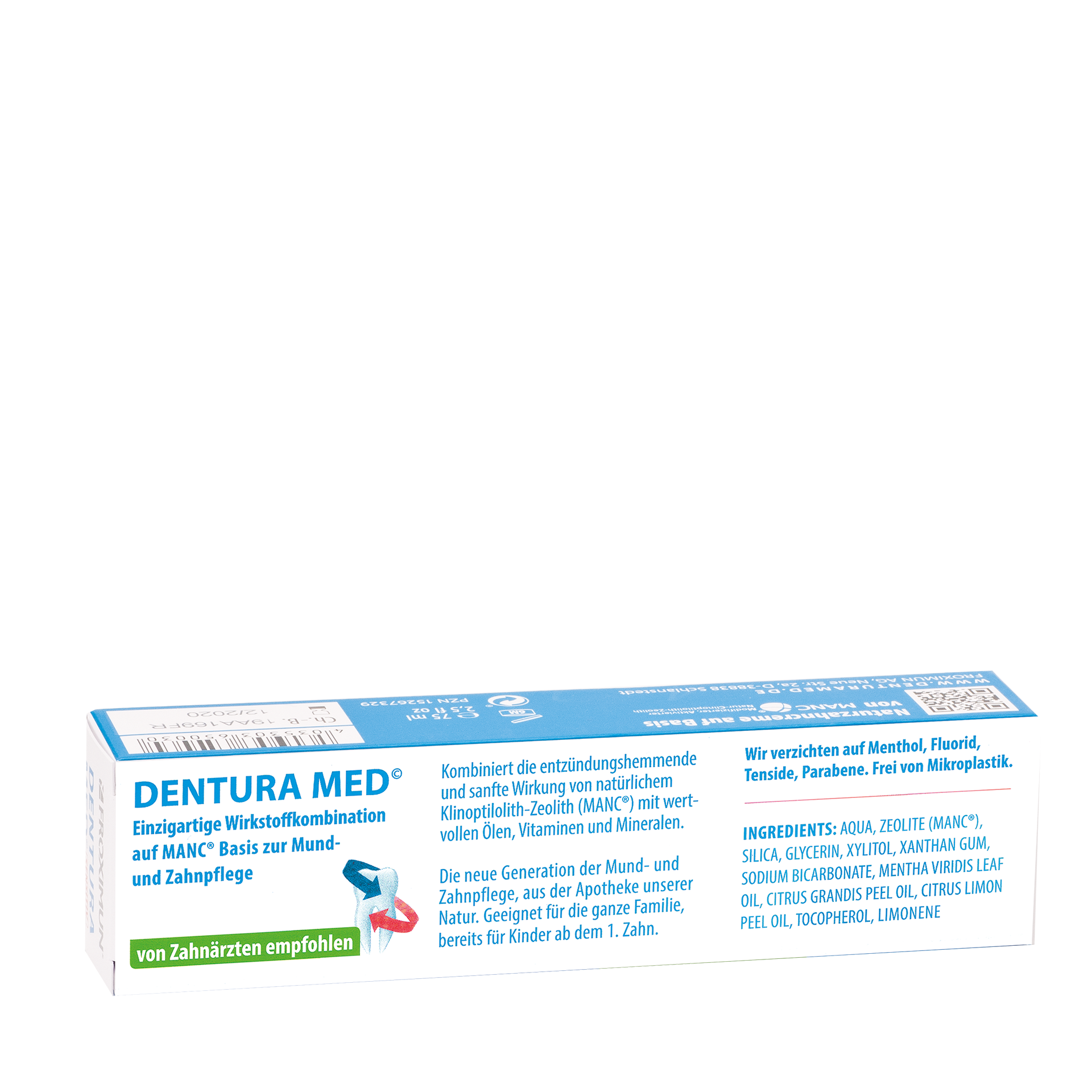 Dentura Med Sensitiv Zahncreme, 75 ml
