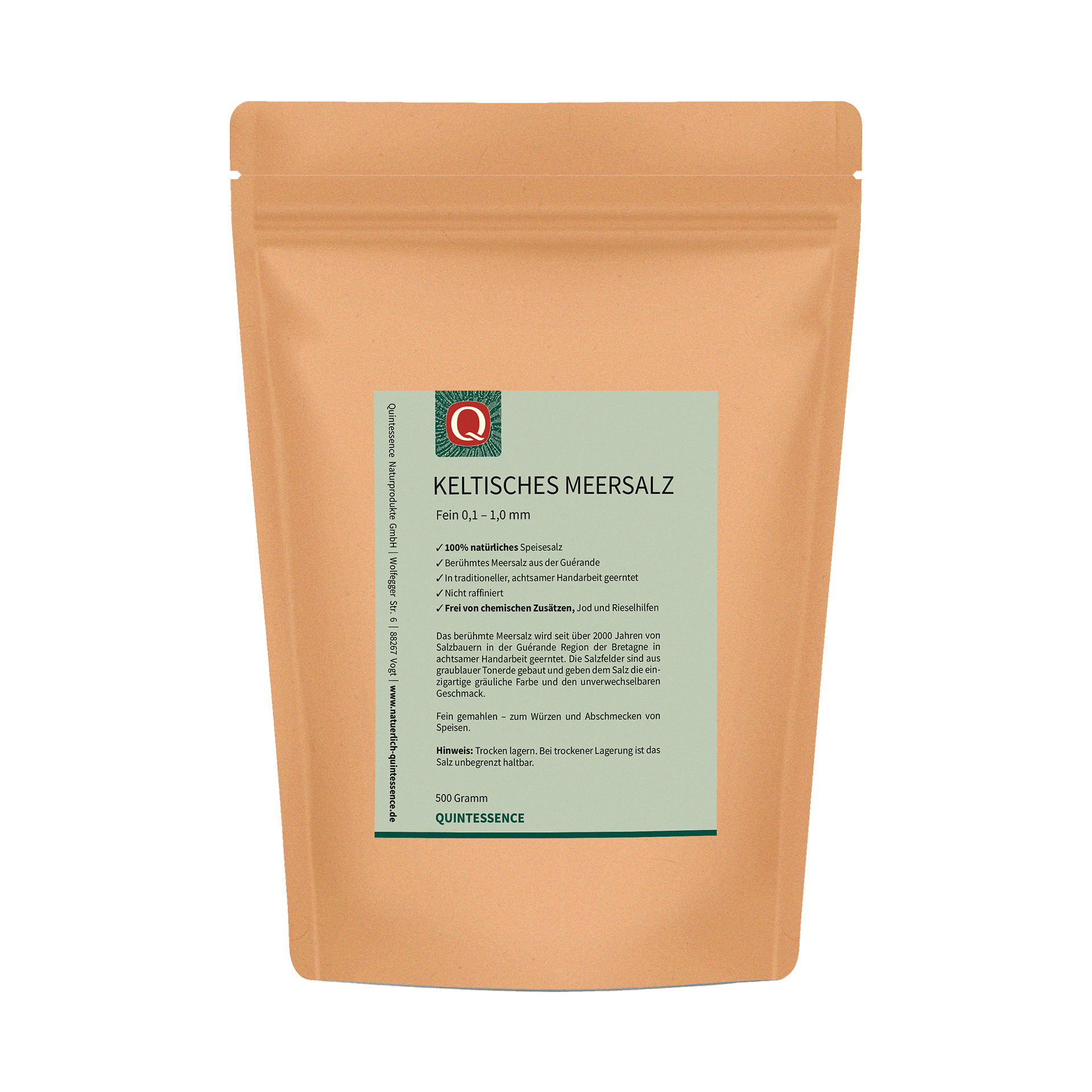 Keltisches Meersalz fein, 500 g Keltisches Meersalz fein, 500 g