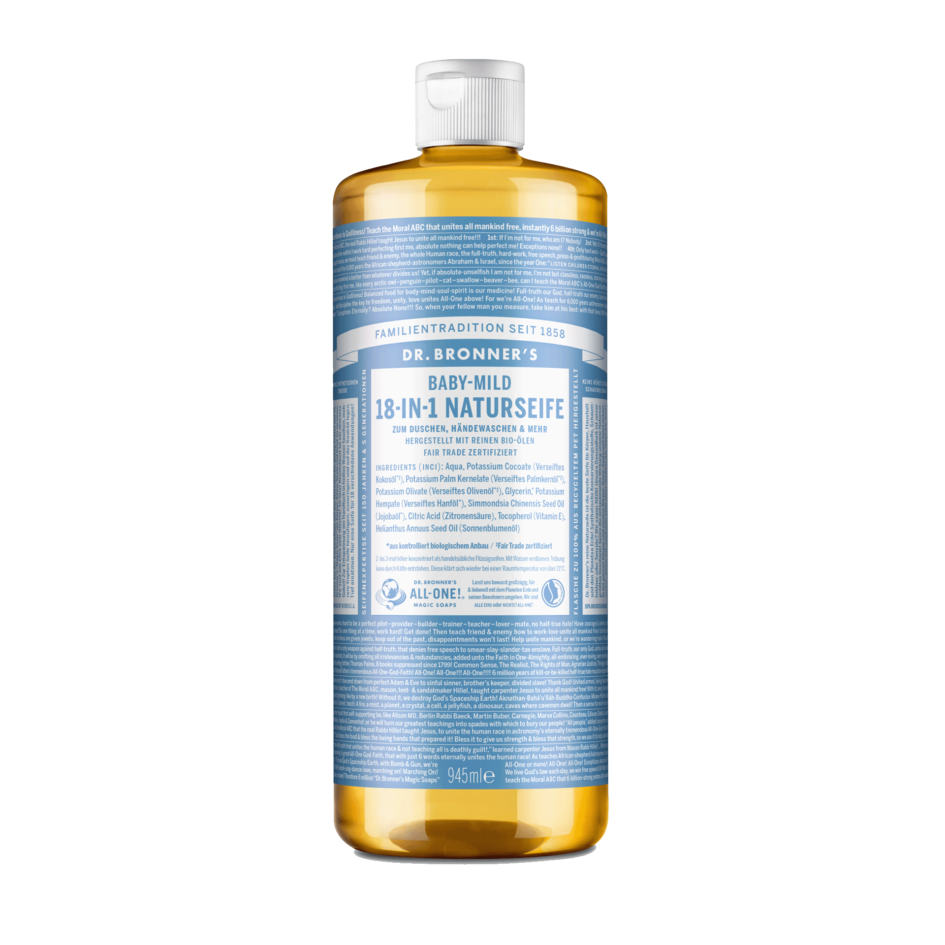 Seife 18-in-1 Naturseife, Baby-Mild, 945 ml Seife 18-in-1 Naturseife, Baby-Mild, 945 ml