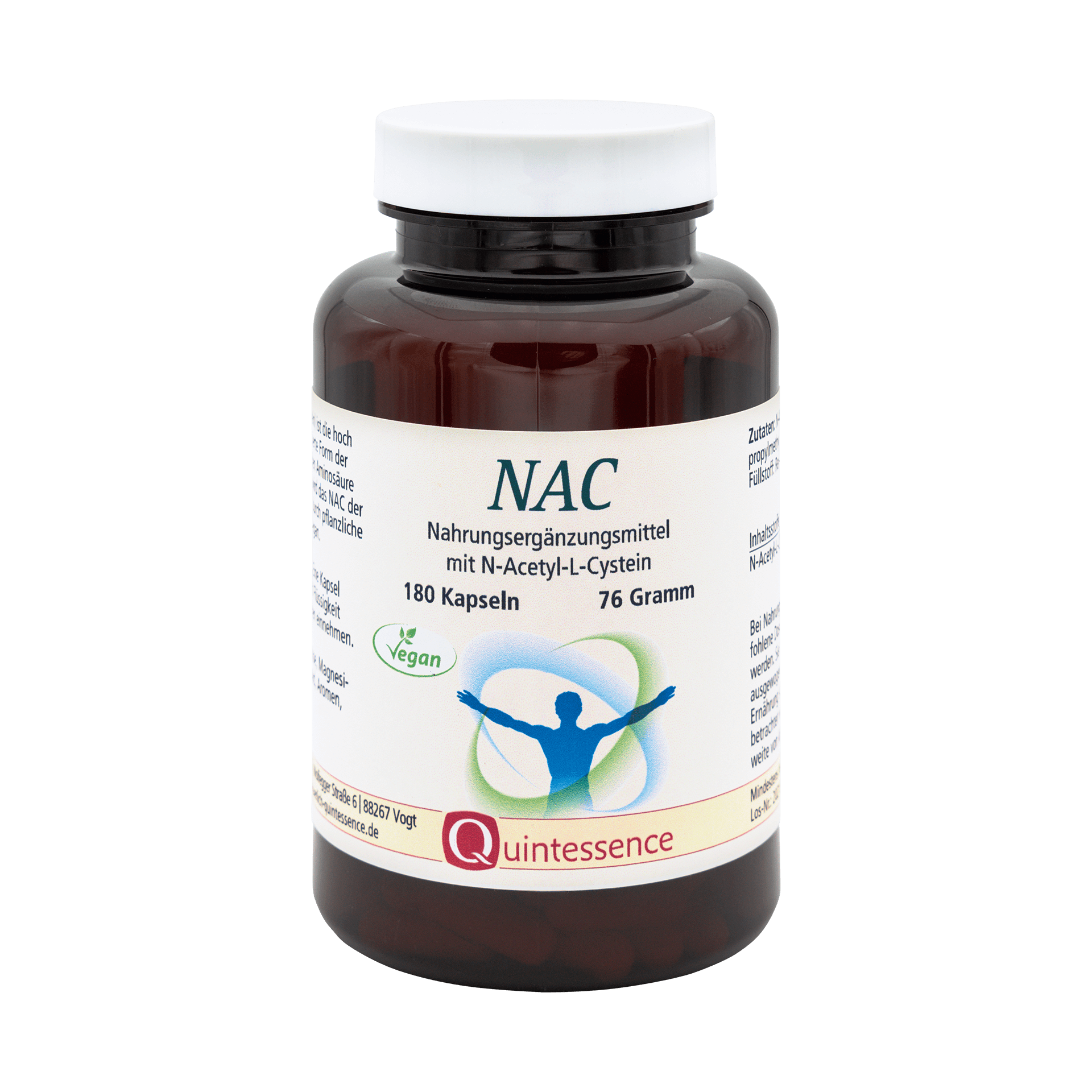 NAC N-Acetyl-L-Cystein, 180 Kapseln