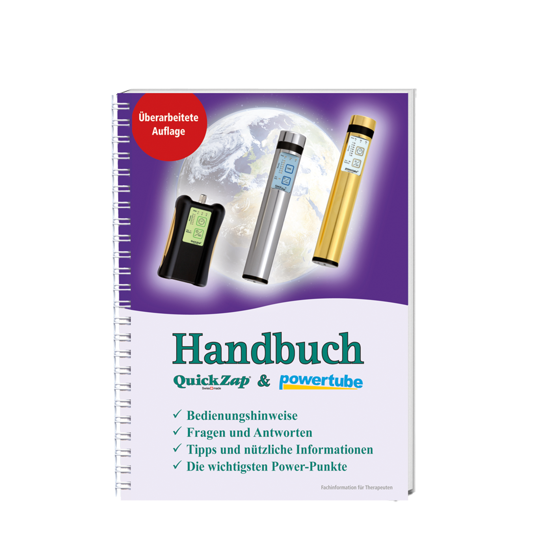 Handbuch QuickZap & PowerTube, 64 Seiten