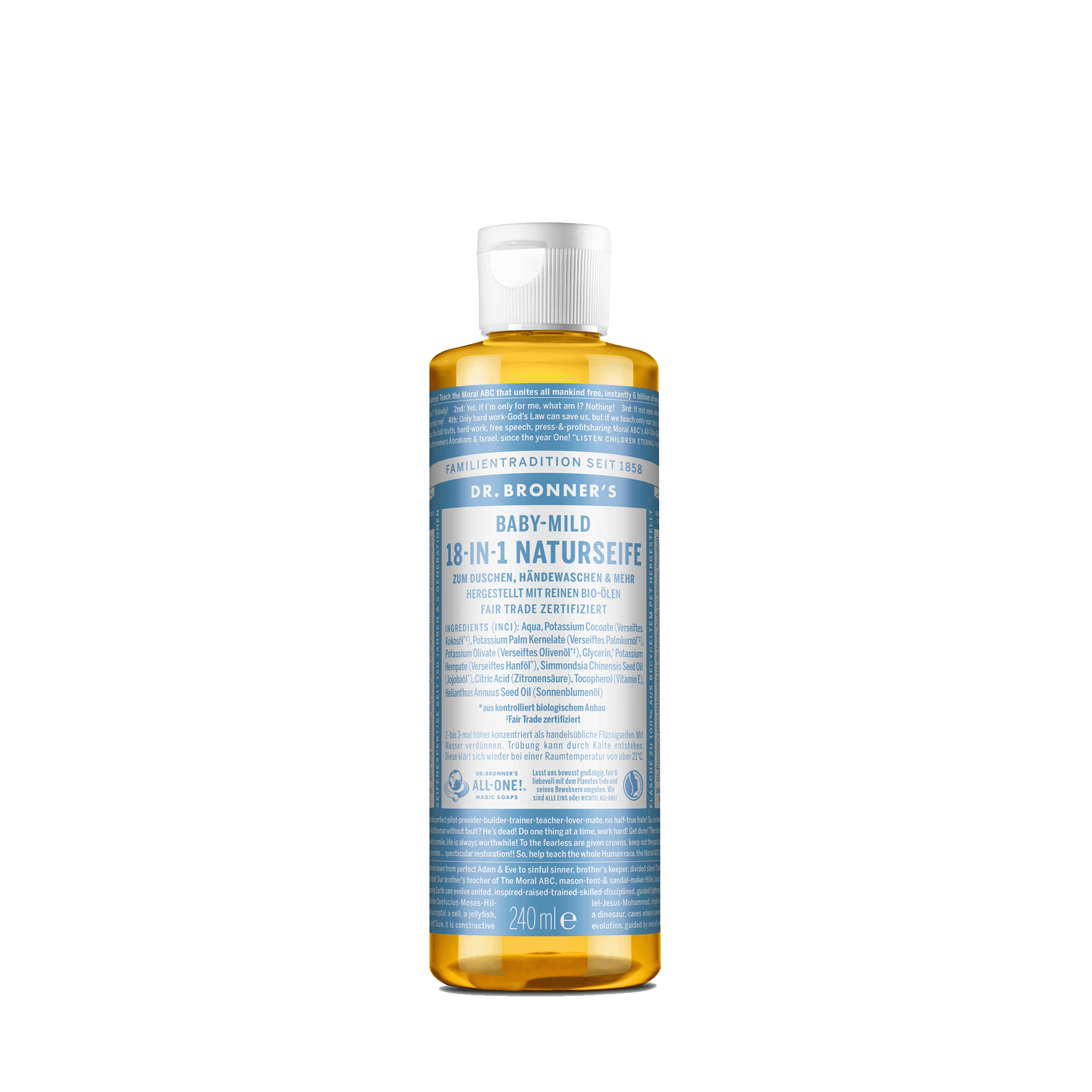 18-in-1 Naturseife, Baby-Mild, 240 ml 18-in-1 Naturseife, Baby-Mild, 240 ml