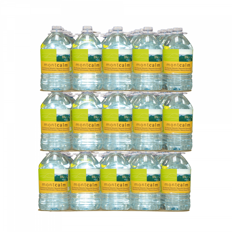 Montcalm-Mineralwasser, 1 Palette mit 120 x 5 Liter - Sie sparen 95,00 Euro