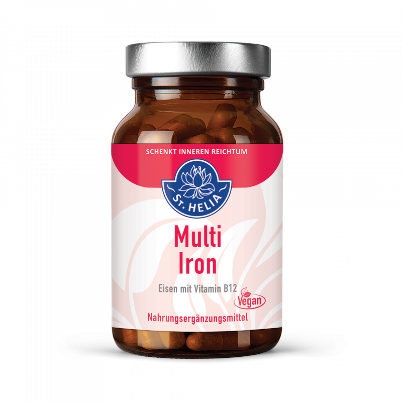 Multi-Iron, Eisen mit Vitamin B12, 90 Kapseln