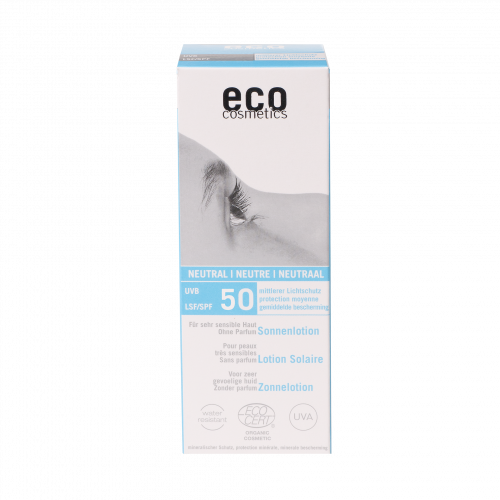 eco-cosmetics Sonnenlotion LSF 50, 100 ml - ohne Parfum