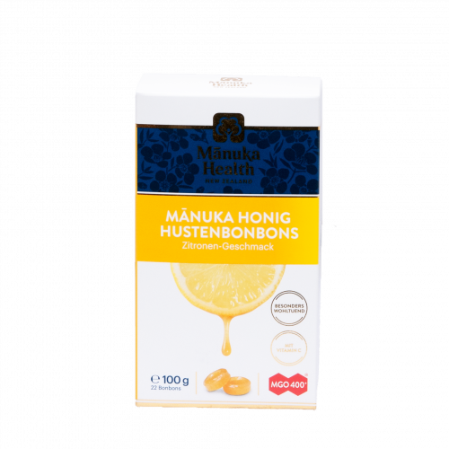 Manuka-Honig Lutschbonbons, Zitrone, 100 g