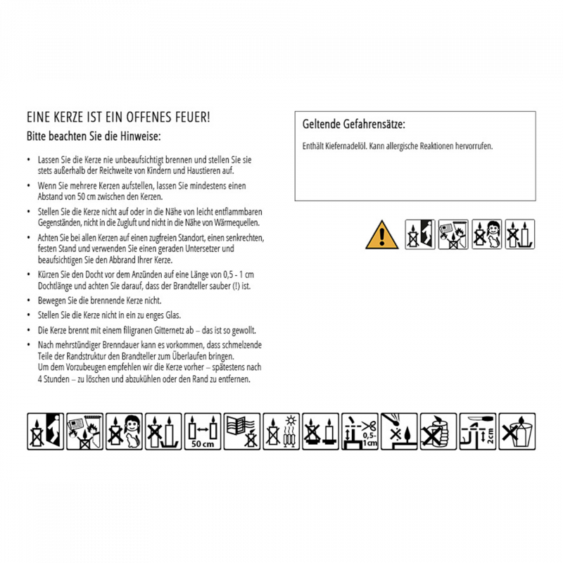 Allgäuer Heilkräuterkerze LEBENSENERGIE