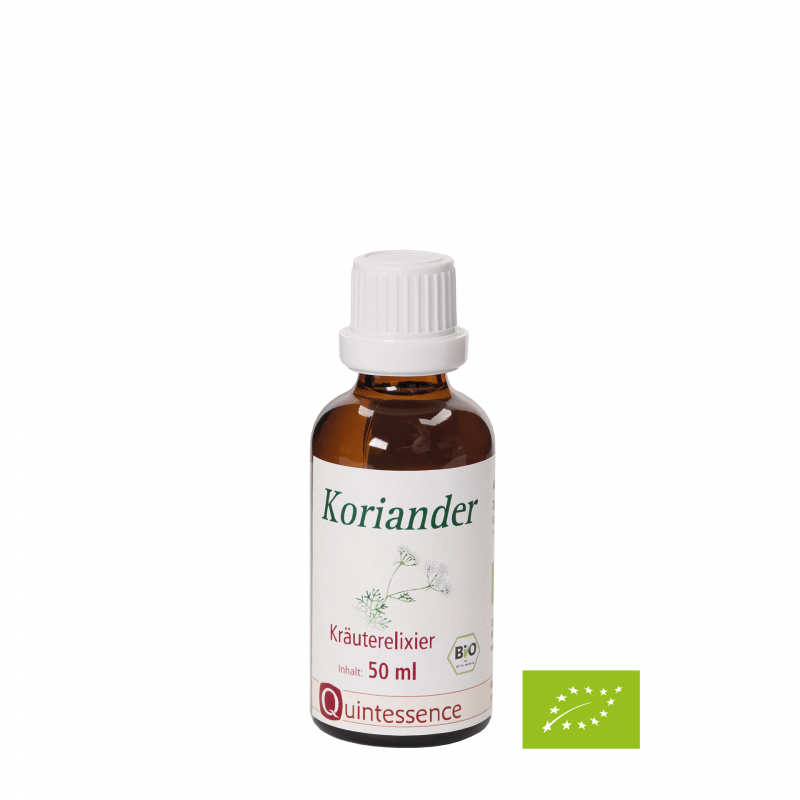 Koriander Kräuterelixier, BIO, 50 ml