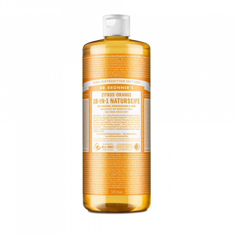 18-in-1 Naturseife, Zitrus-Orange, 945 ml